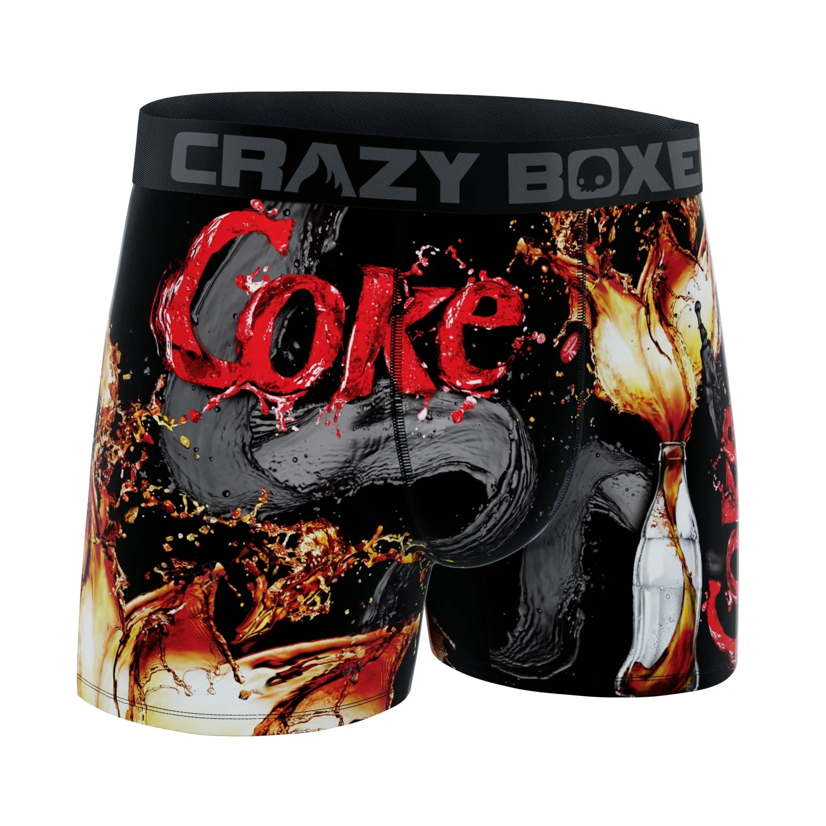 CRAZYBOXER Coca Cola Splash Men's Boxer Briefs