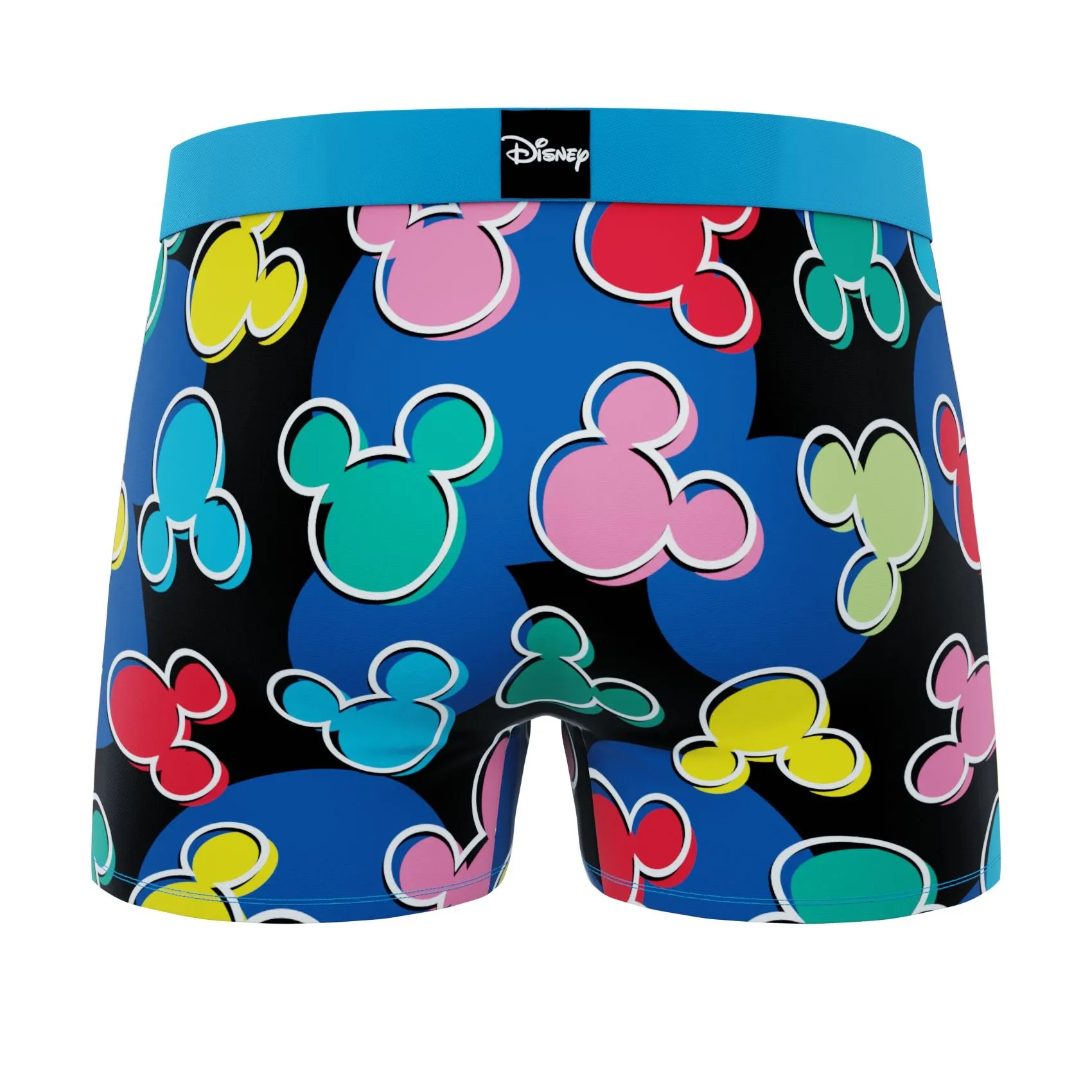 CRAZYBOXER Disney Mickey Heads Men's Boxer Briefs (Creative Packaging)