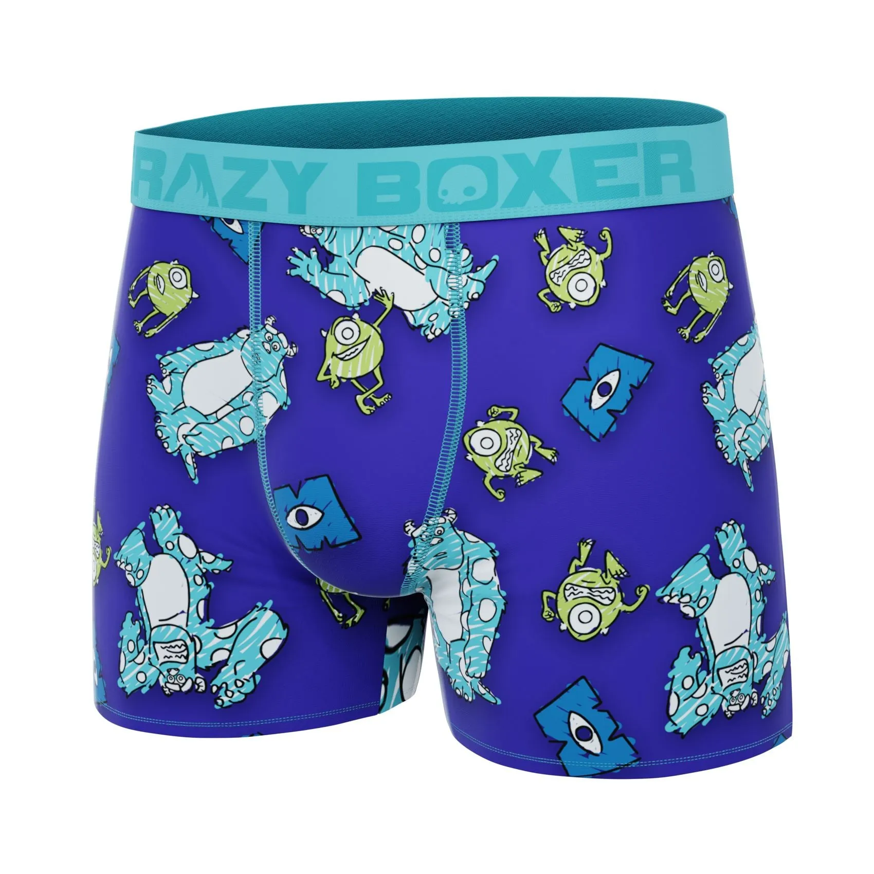 CRAZYBOXER Disney Monsters Doodle Men's Boxer Briefs