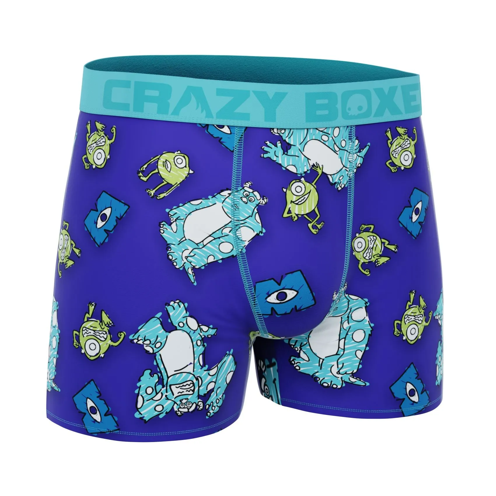 CRAZYBOXER Disney Monsters Doodle Men's Boxer Briefs