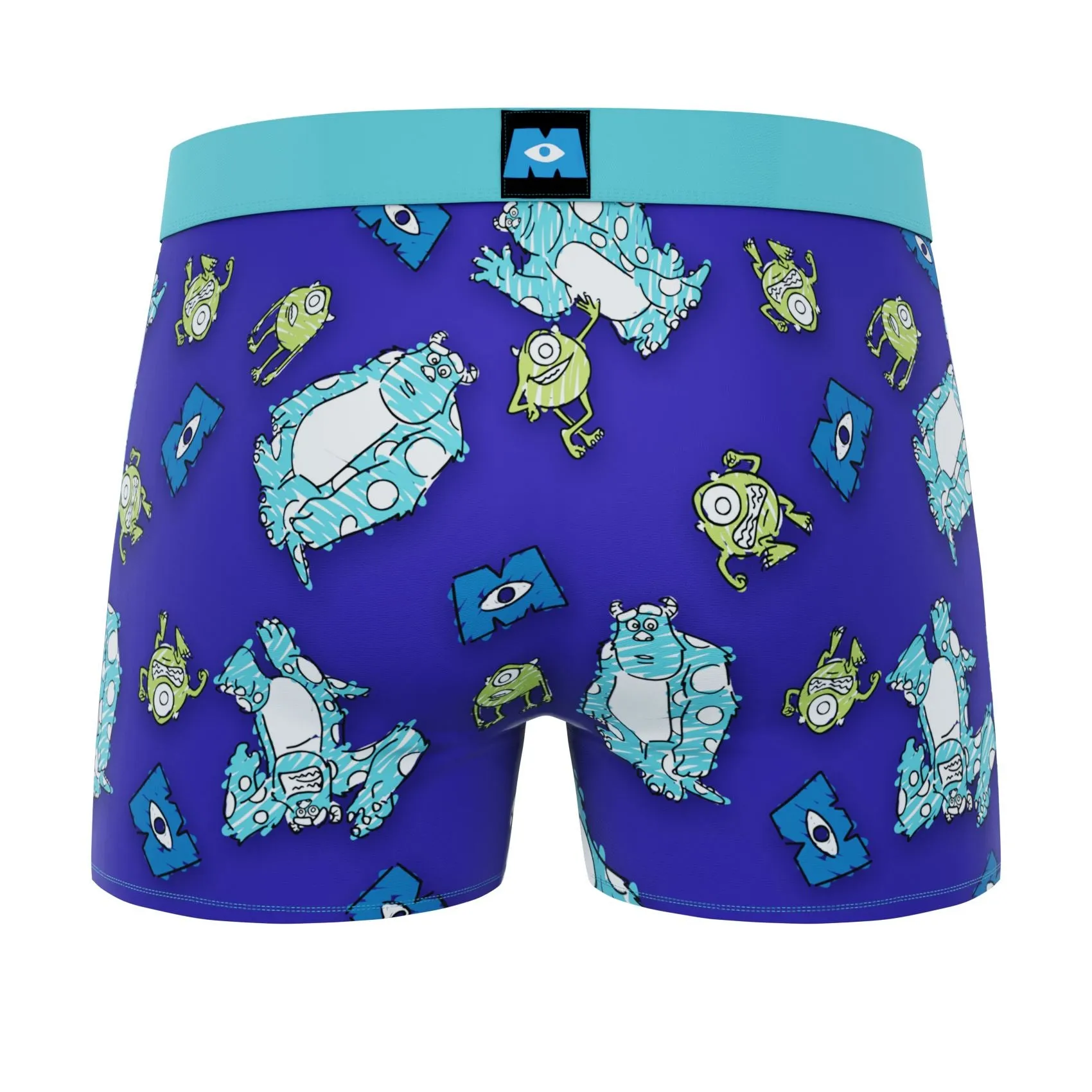 CRAZYBOXER Disney Monsters Doodle Men's Boxer Briefs