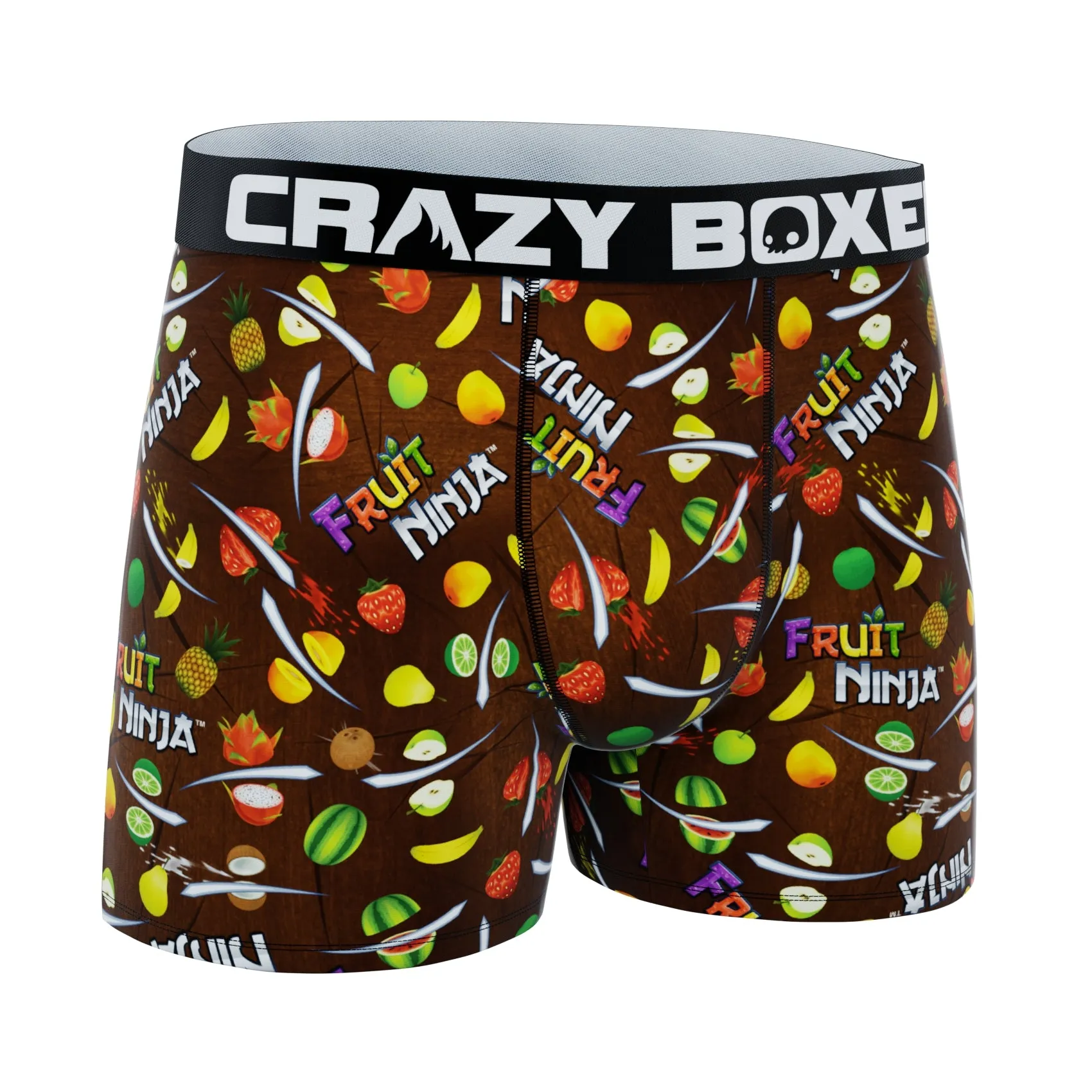 CRAZYBOXER Fruit Ninja All Over Men's Boxer Briefs