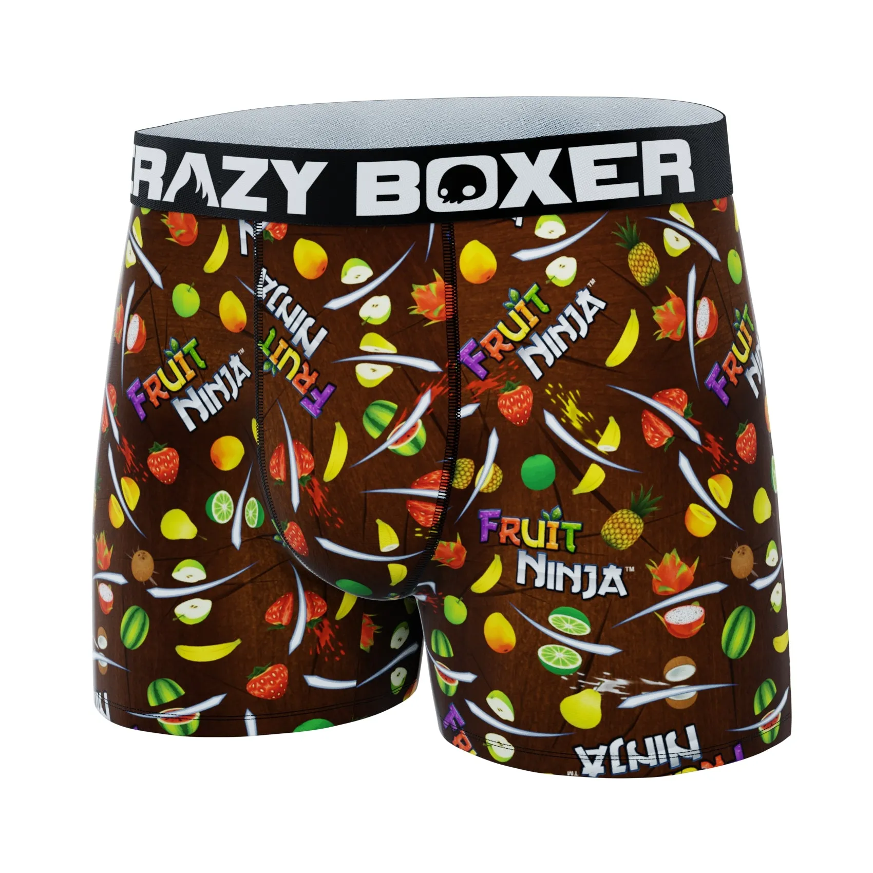 CRAZYBOXER Fruit Ninja All Over Men's Boxer Briefs