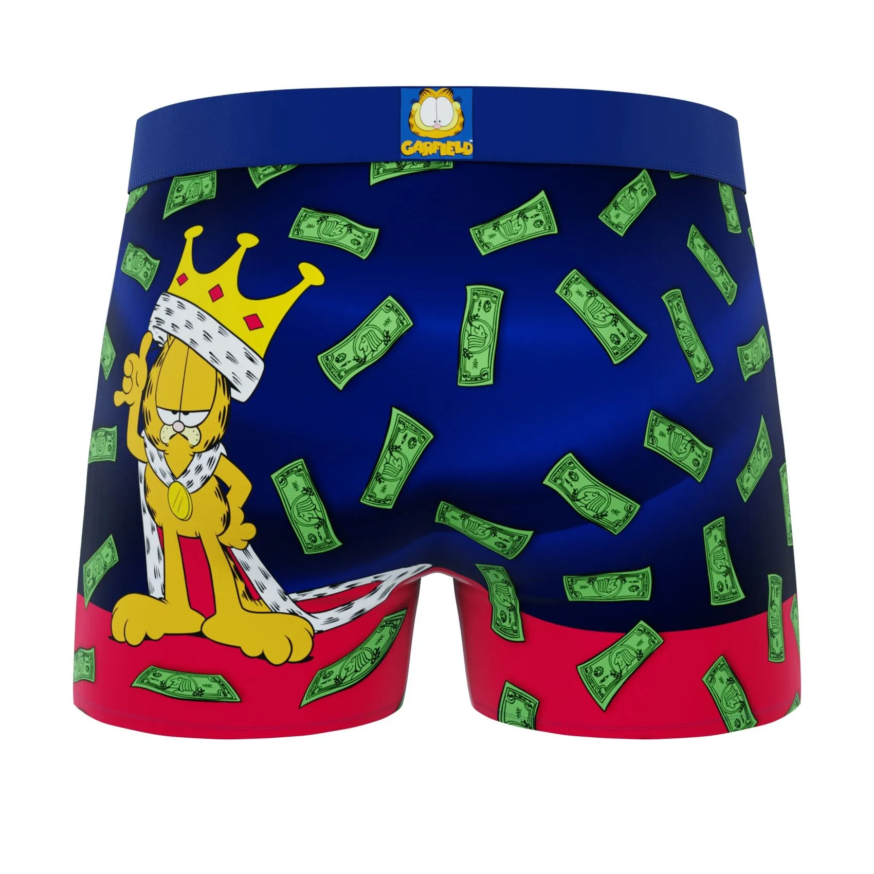 CRAZYBOXER Garfield Donuts King Men's Boxer Briefs (2 pack)