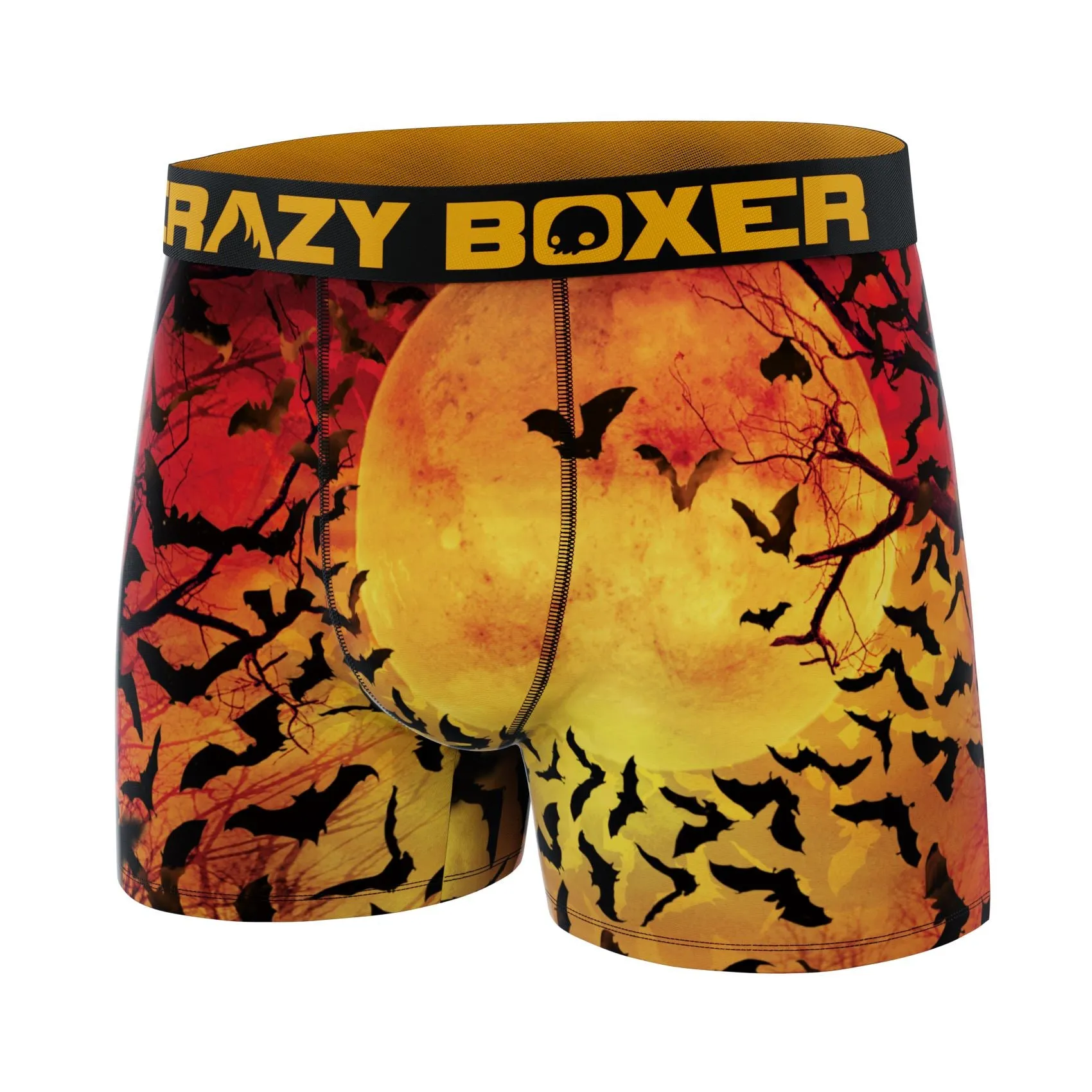 CRAZYBOXER Halloween Bats Men's Boxer Briefs