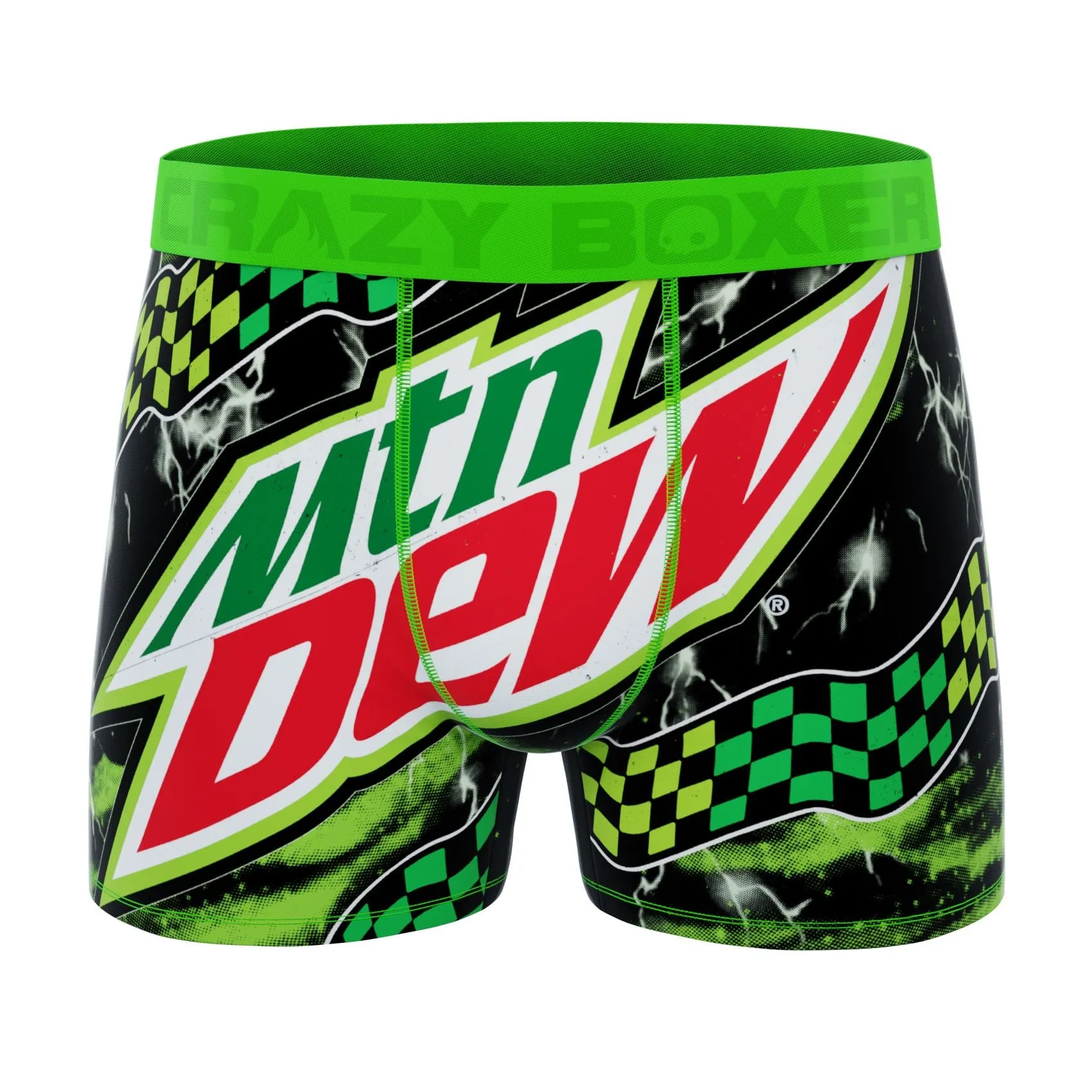 CRAZYBOXER Mountain Dew Eagle Men's Boxer Briefs (2 pack)