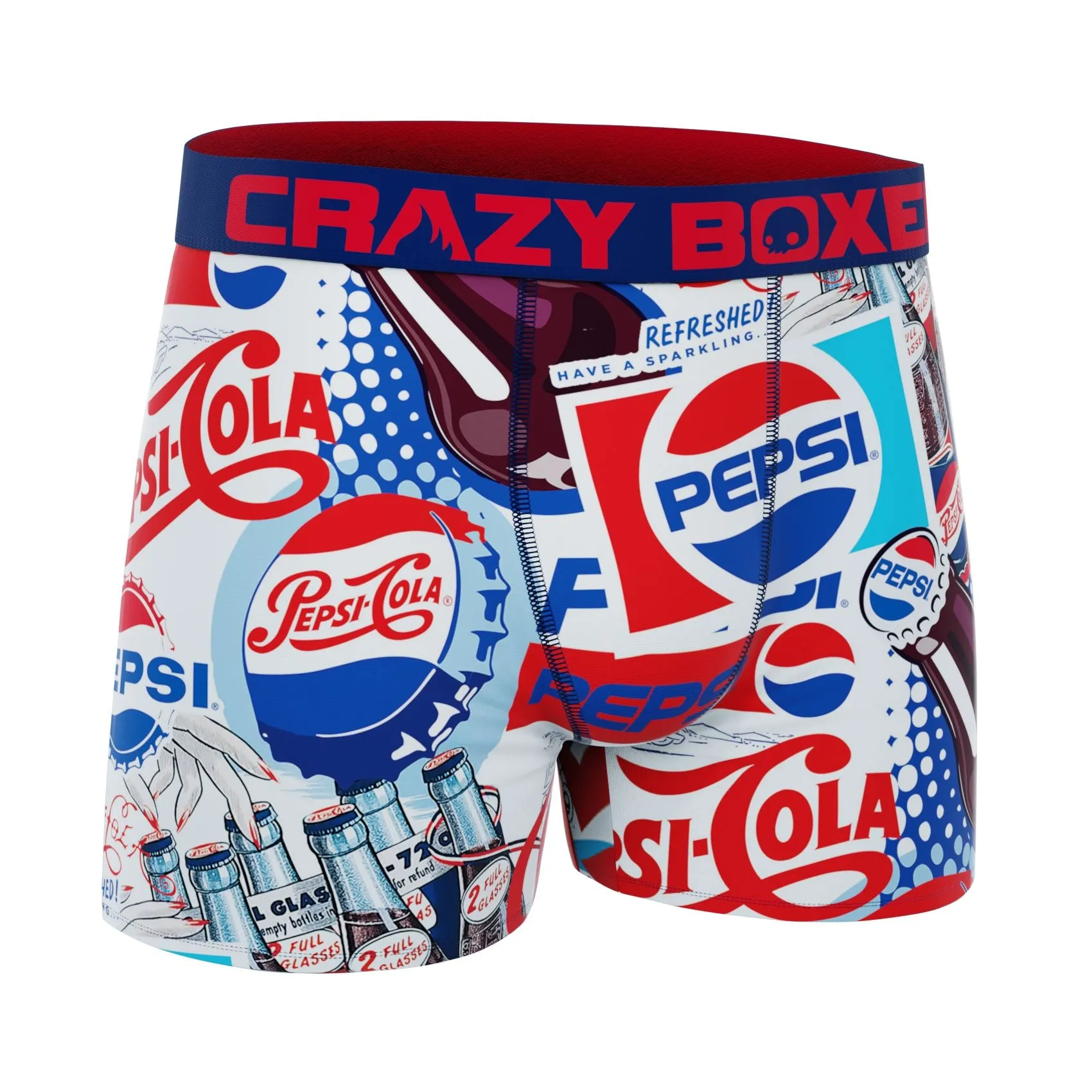 CRAZYBOXER Pepsi Vintage Men's Boxer Briefs