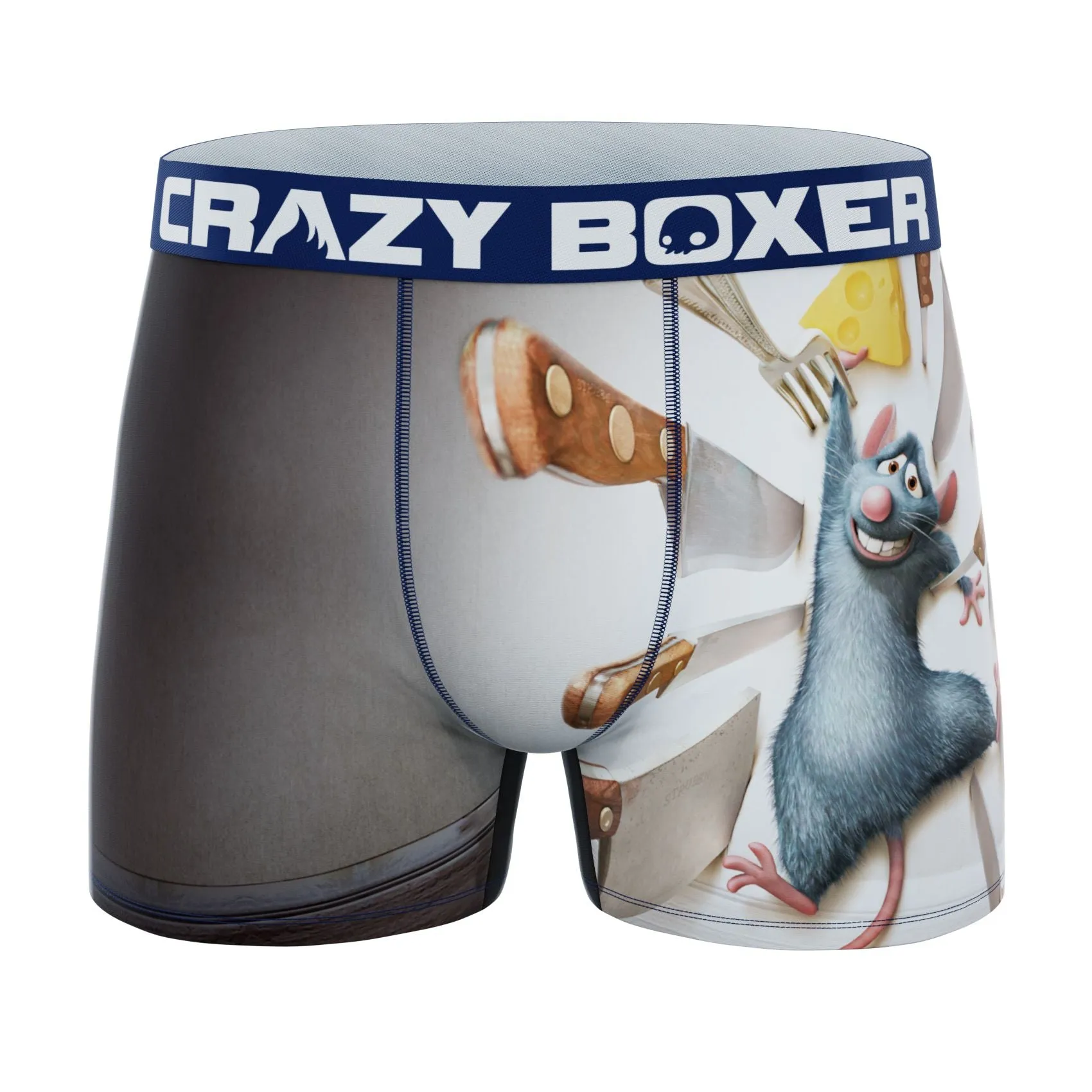 CRAZYBOXER Pixar Ratatouille Men's Boxer Briefs (3 pack)