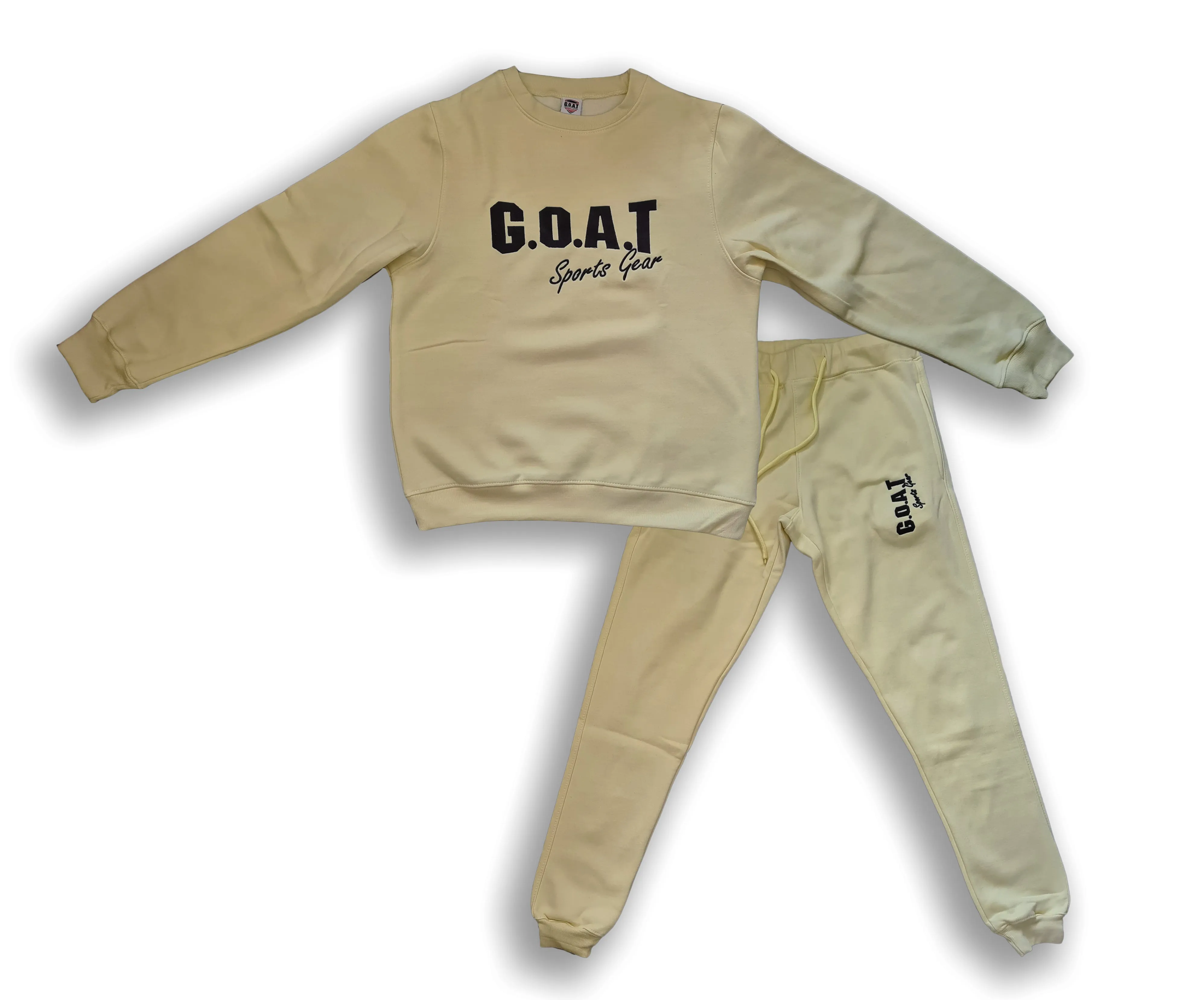 Cream Classic Tracksuit Set