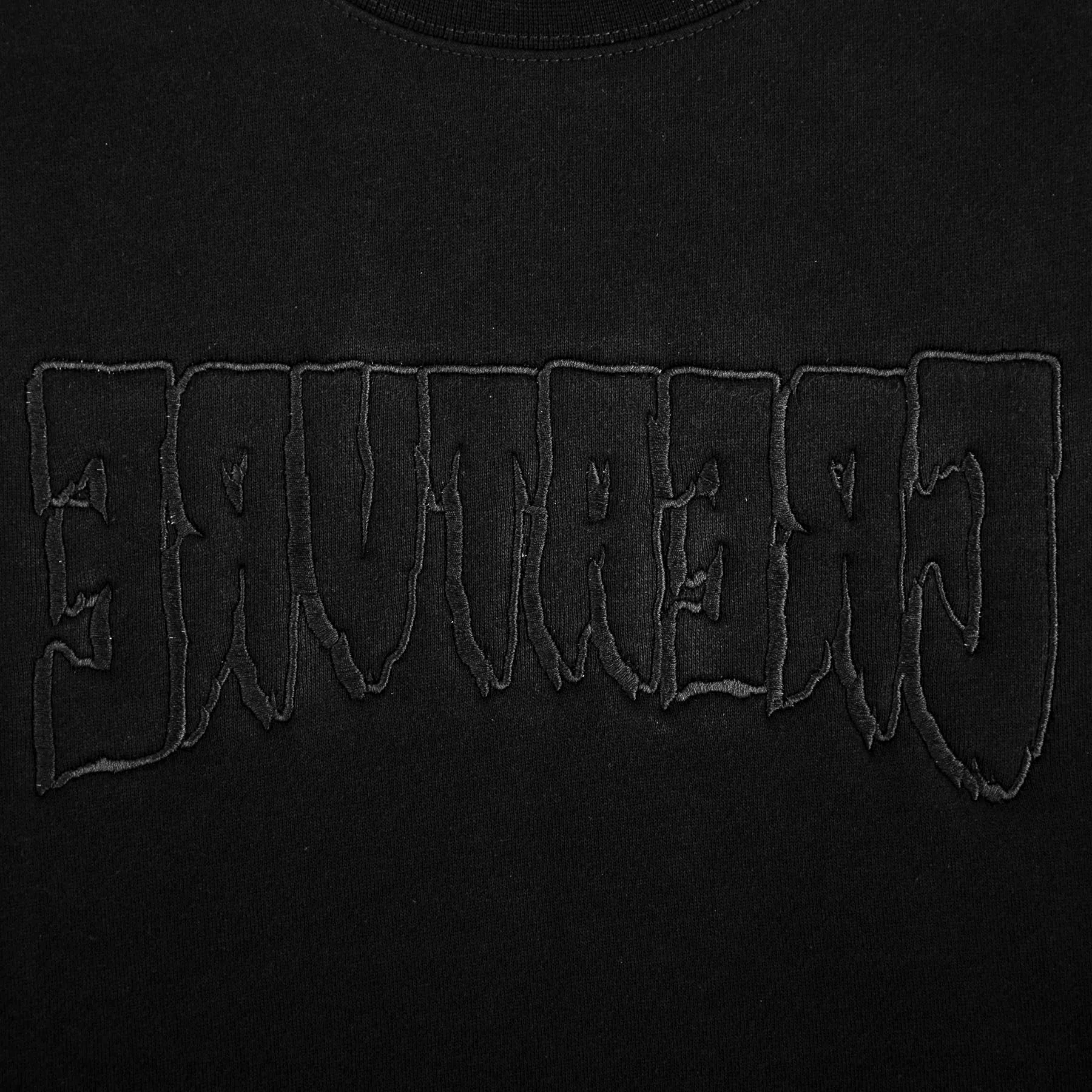 CREATURE MIRROR CREWNECK BLACK