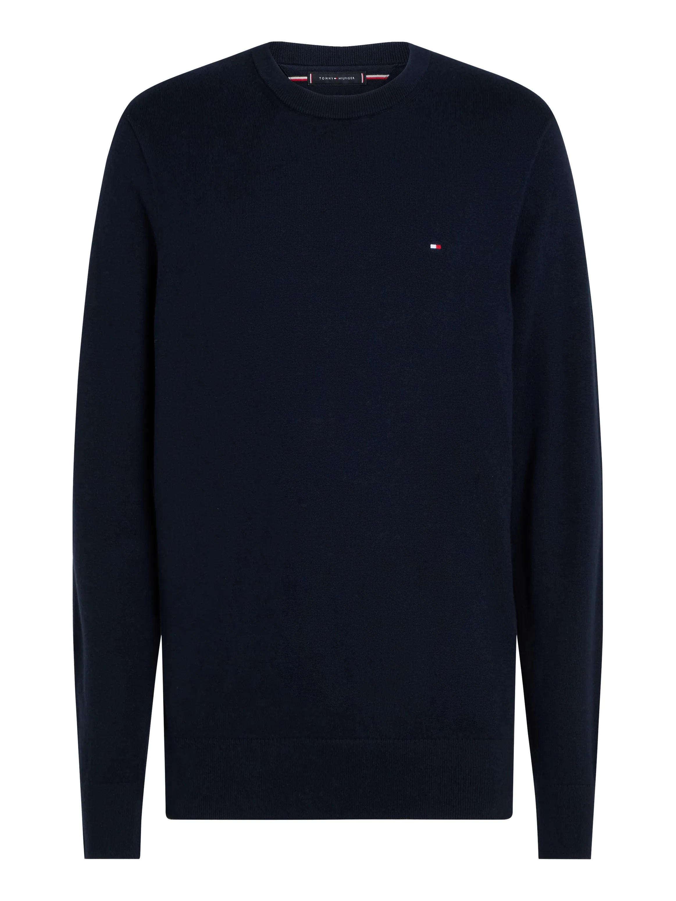 Crew Neck Jumper with Cashmere