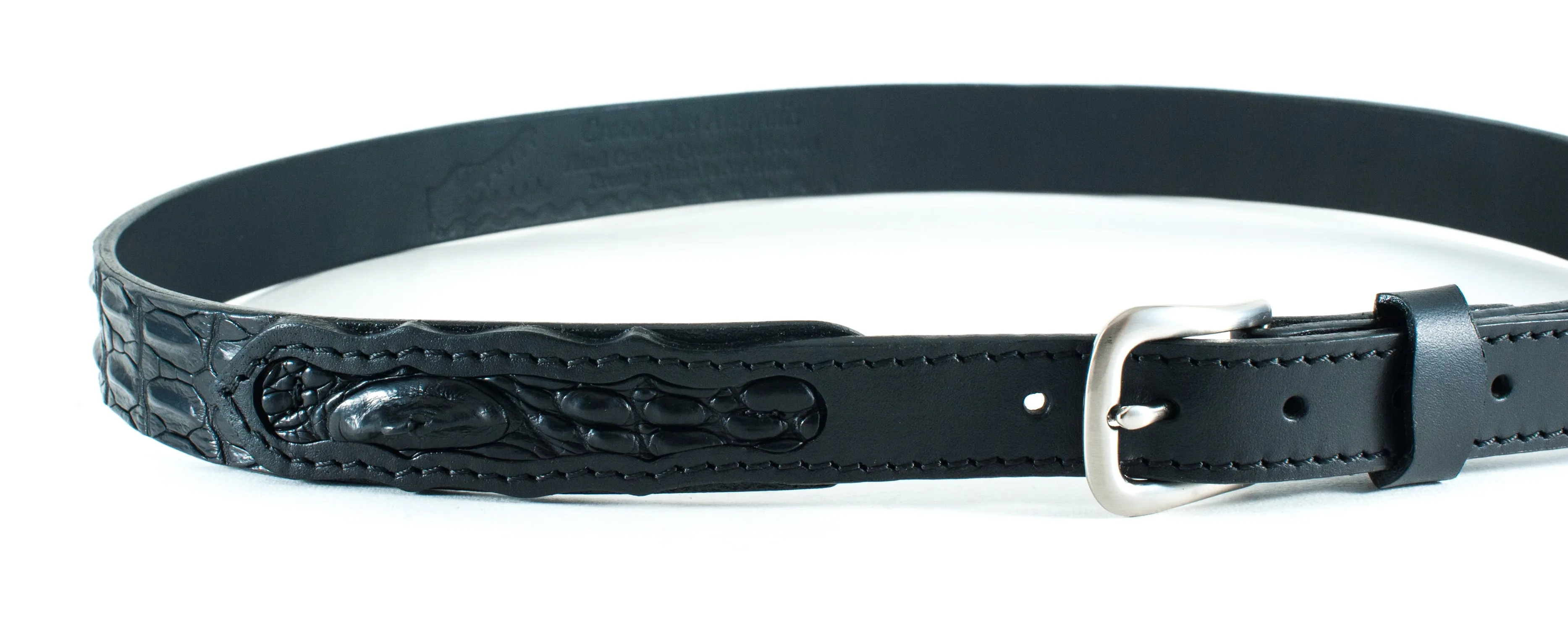 Crocodile Skin Ranger Belt