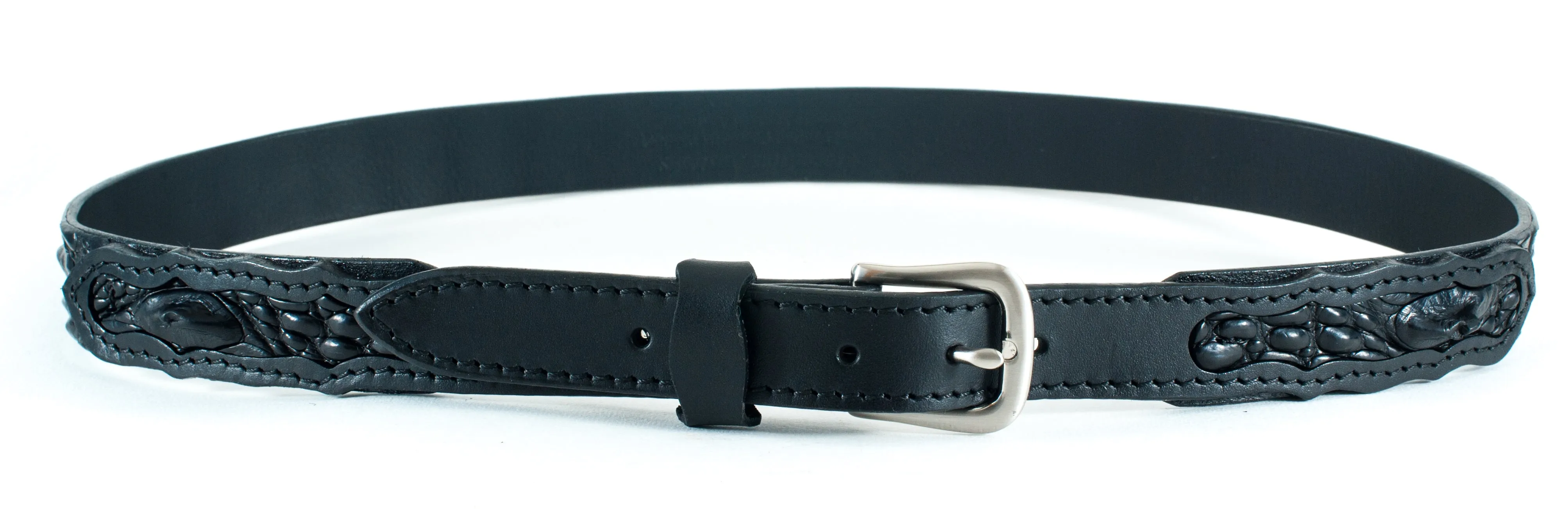 Crocodile Skin Ranger Belt