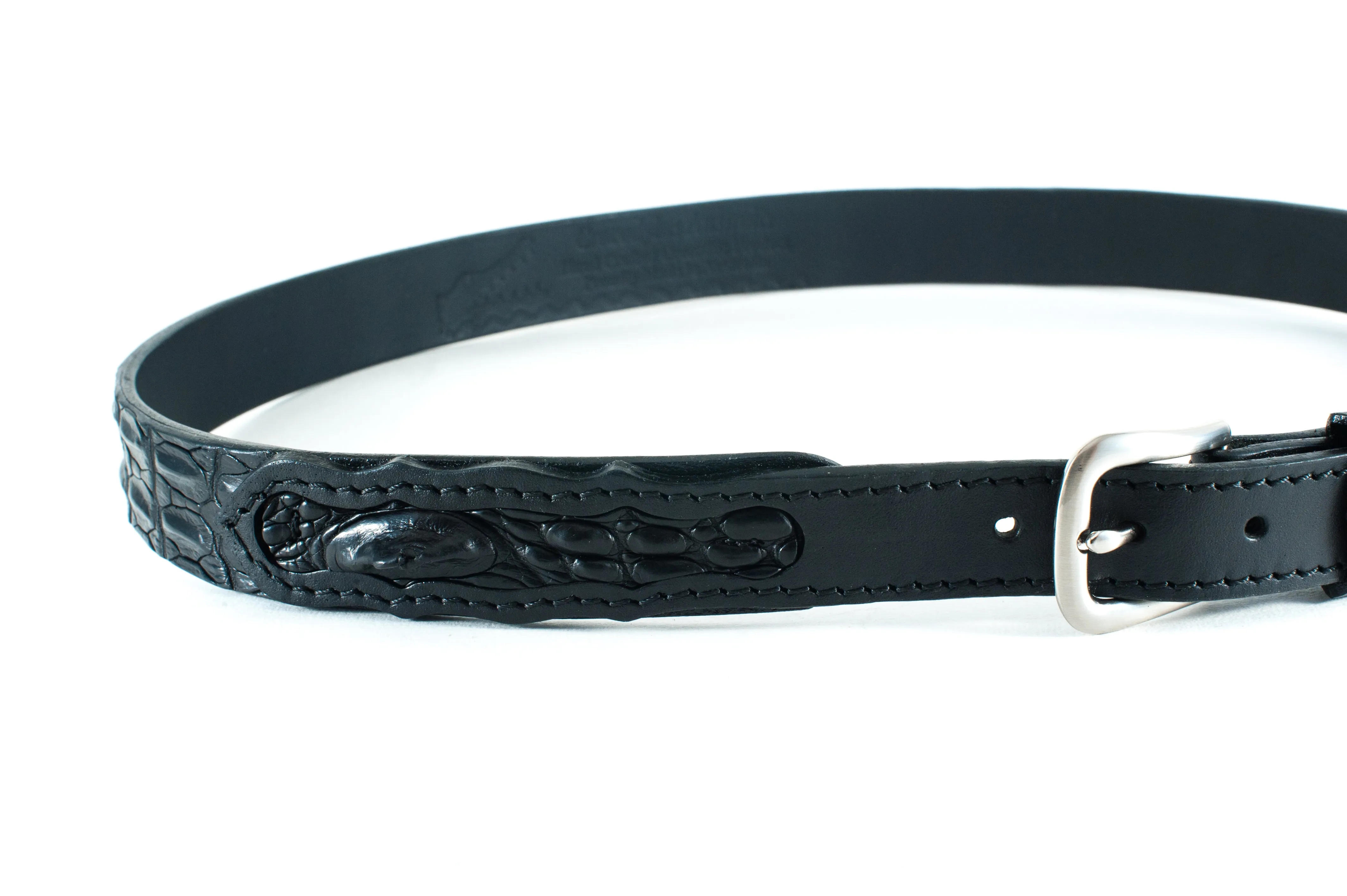 Crocodile Skin Ranger Belt