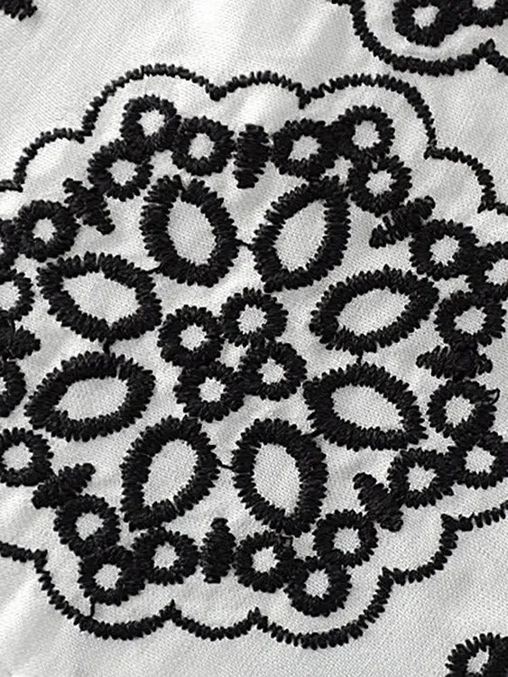 Custom Round Neck Printed Sleeveless White Top