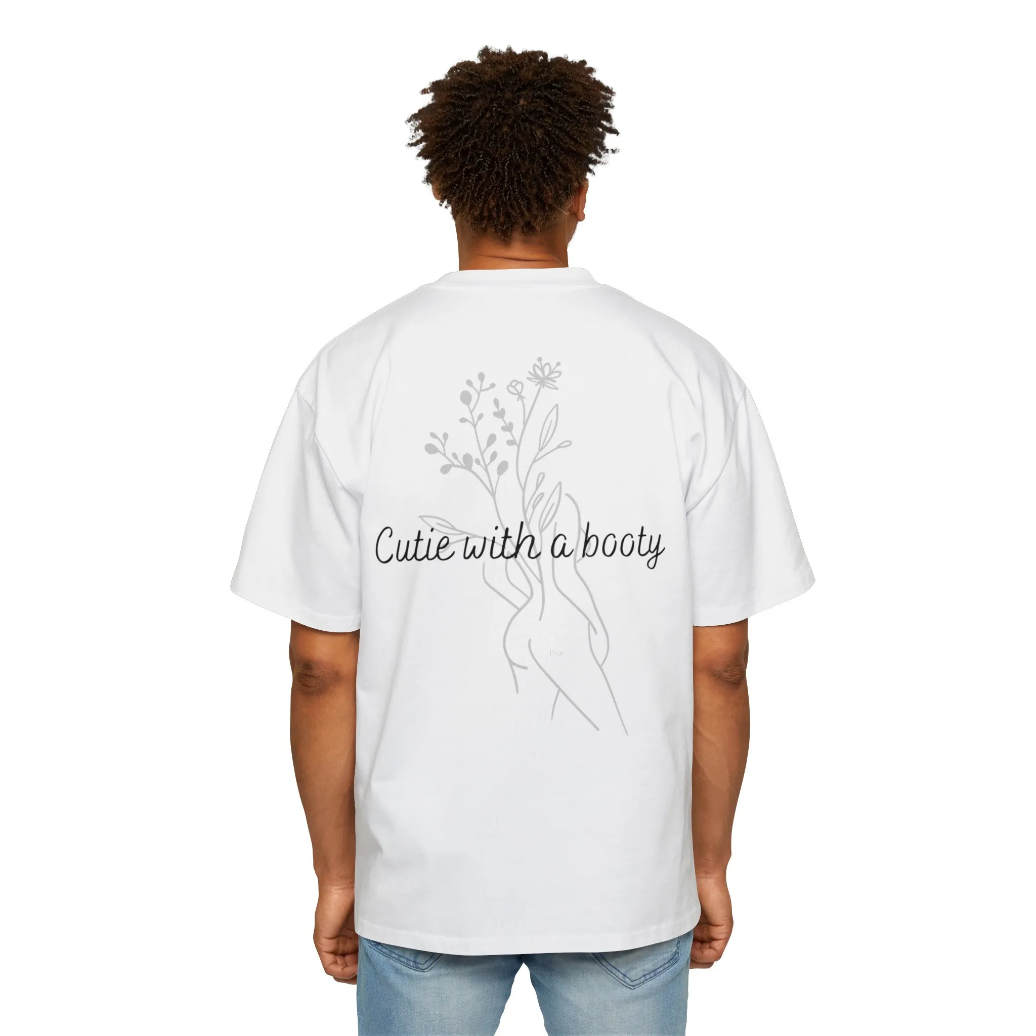 Cutie with a booty Heavy Oversized Tee