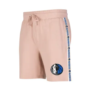 DALLAS MAVERICKS CONCEPT SPORTS MENS TAN STRIPED SHORTS