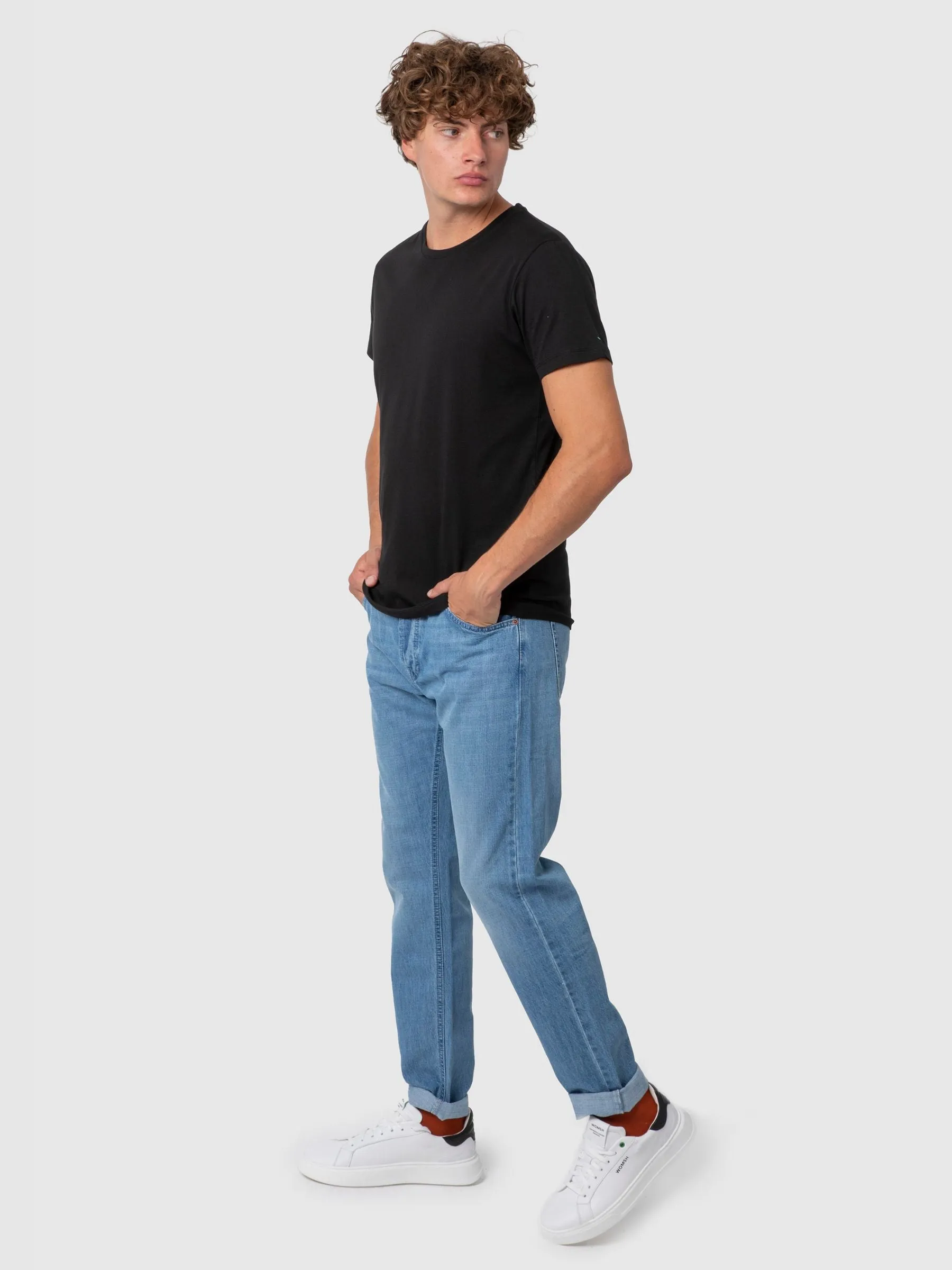 Daniel T-Shirt Black Man | Re-Bello