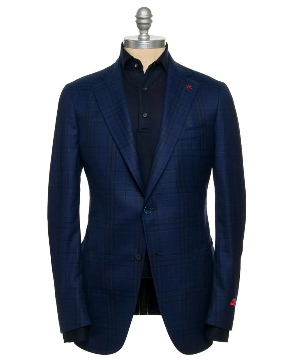 Dark Blue Check Sportcoat