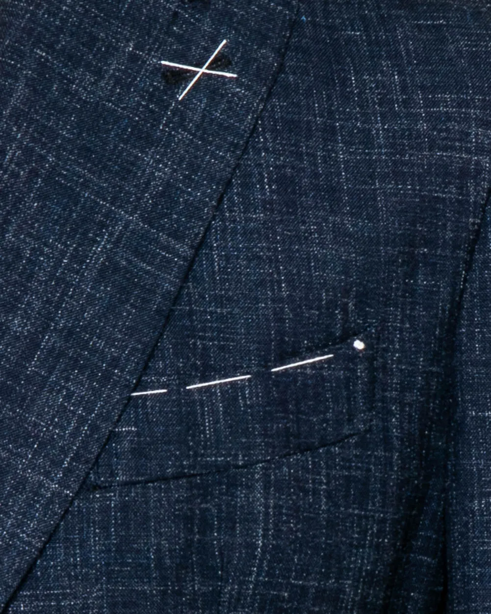 Dark Blue Melange Sportcoat