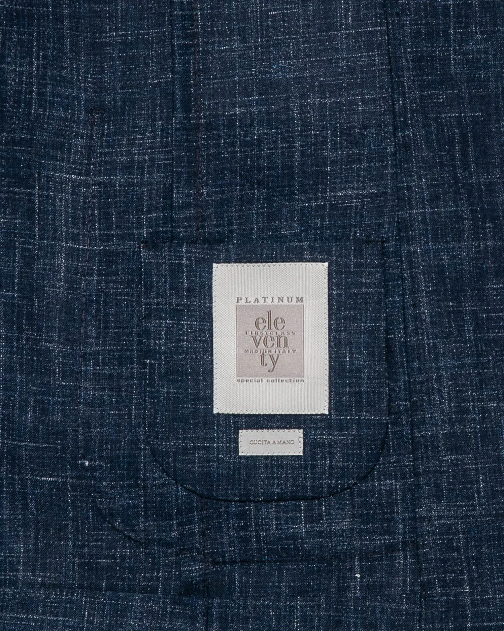 Dark Blue Melange Sportcoat