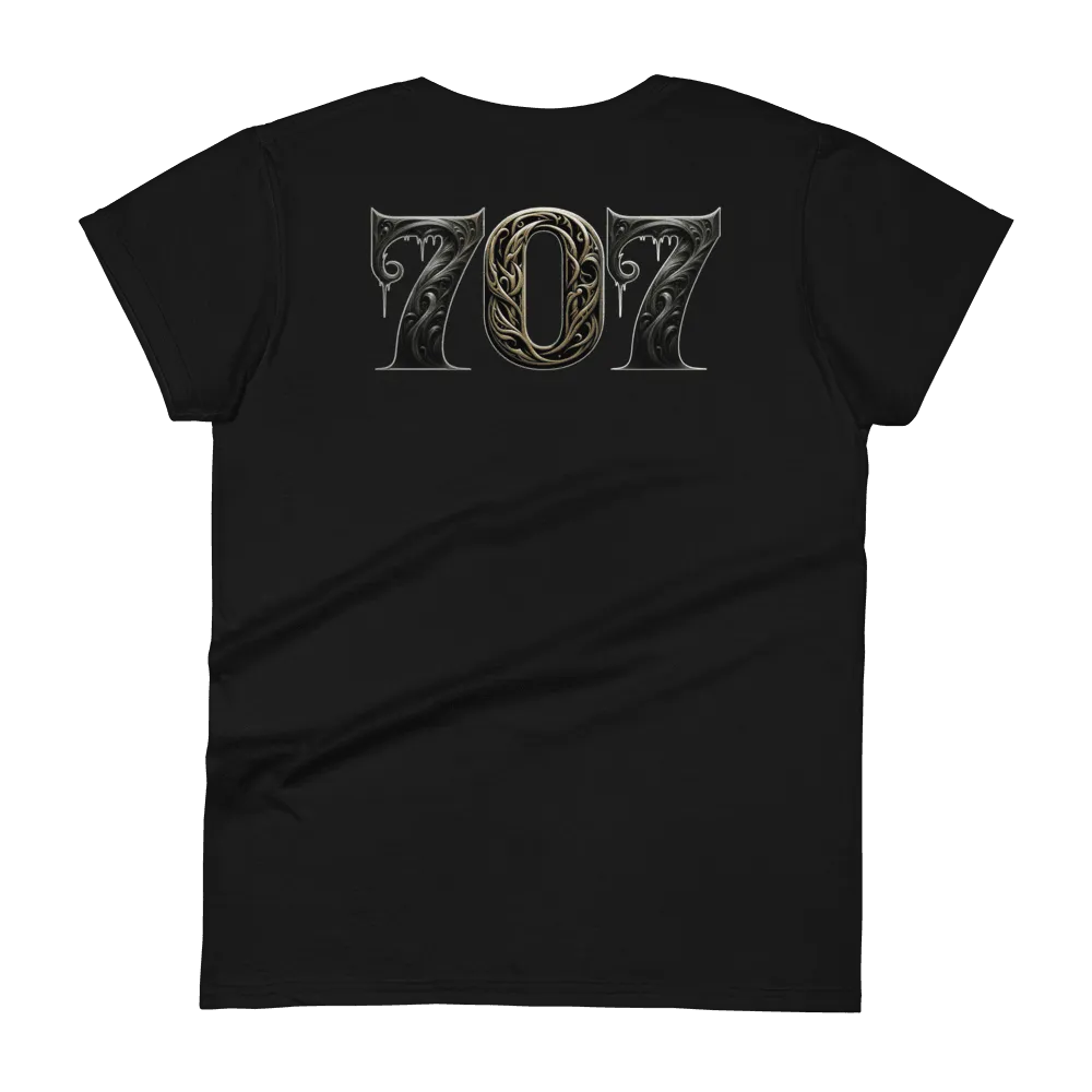 Deadpan Couture Women's "Fairfield 707" Skull Tee