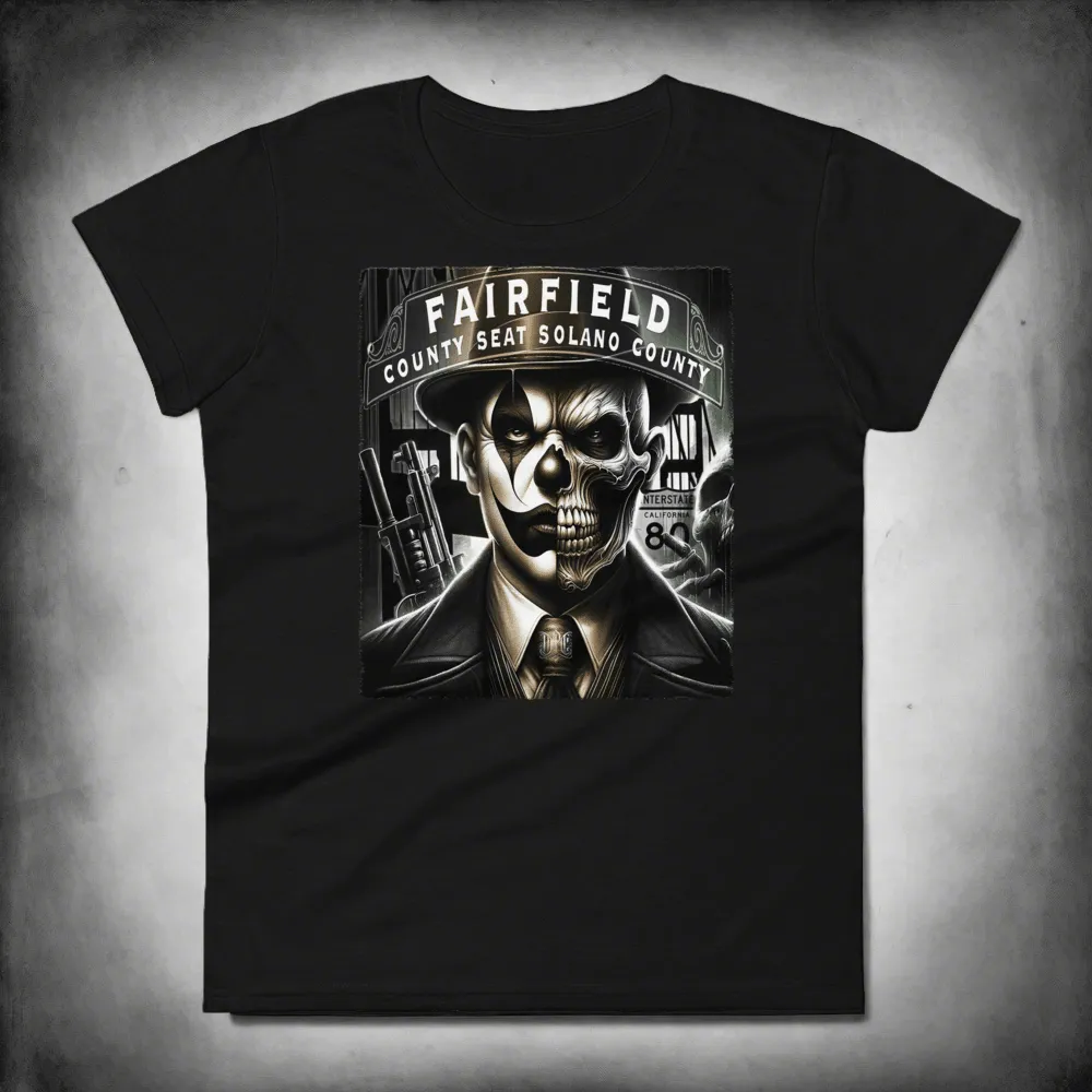 Deadpan Couture Women's "Fairfield 707" Skull Tee