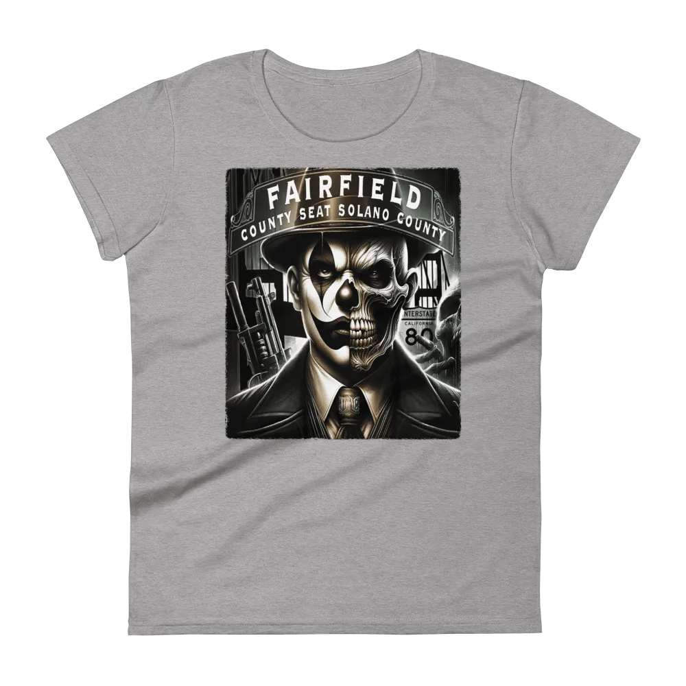 Deadpan Couture Women's "Fairfield 707" Skull Tee