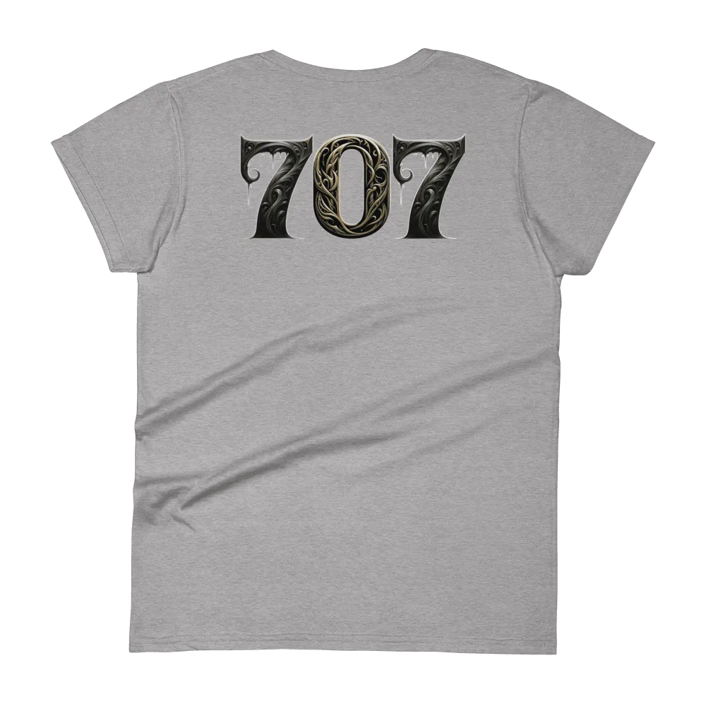 Deadpan Couture Women's "Fairfield 707" Skull Tee