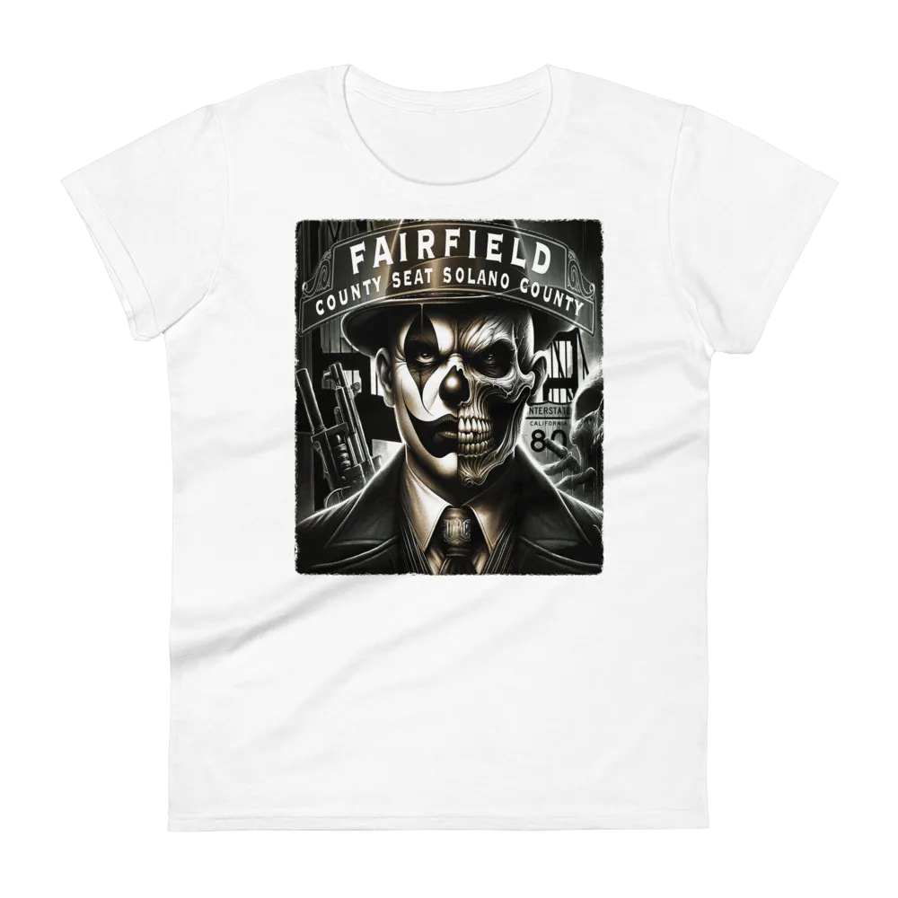 Deadpan Couture Women's "Fairfield 707" Skull Tee