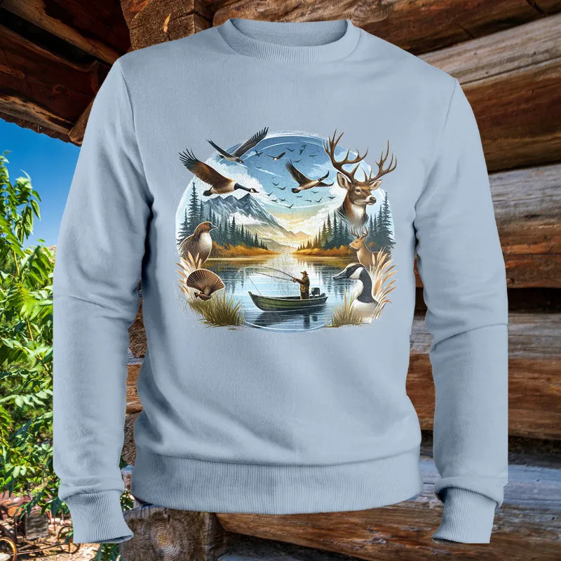 Deer. Geese, Bird & Duck Hunting | Men's Fall Sweatshirt