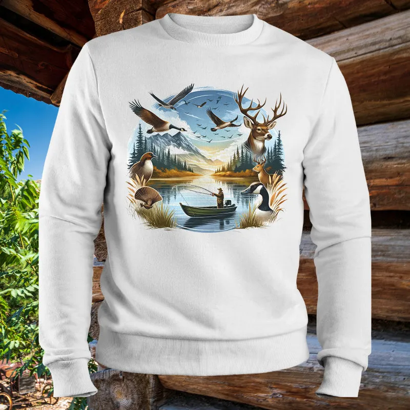 Deer. Geese, Bird & Duck Hunting | Men's Fall Sweatshirt