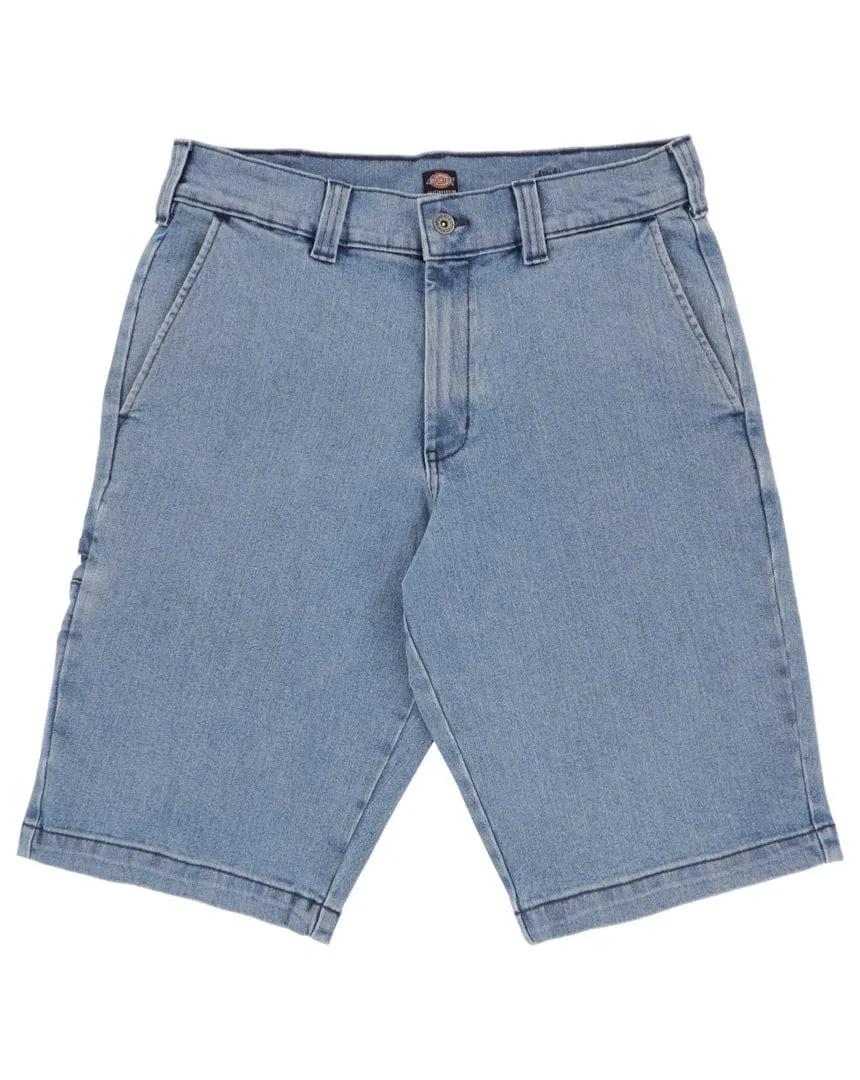 Dickies Guy Mariano Washed Denim Shorts - Light Blue