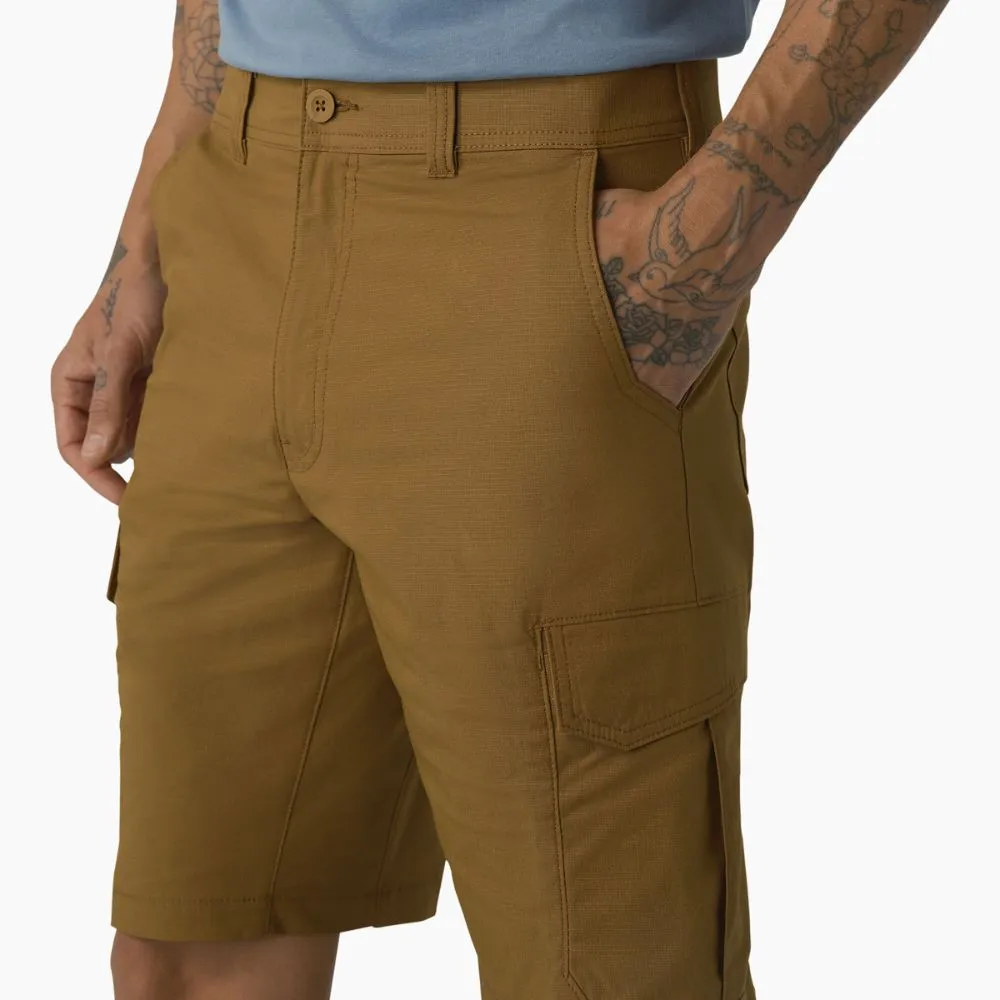 Dickies Men's 11" FLEX Cooling Performance Work Cargo Shorts SR607 - Brown Duck