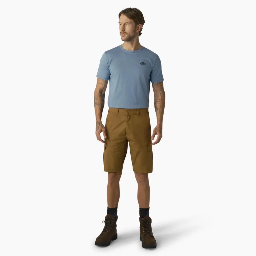 Dickies Men's 11" FLEX Cooling Performance Work Cargo Shorts SR607 - Brown Duck