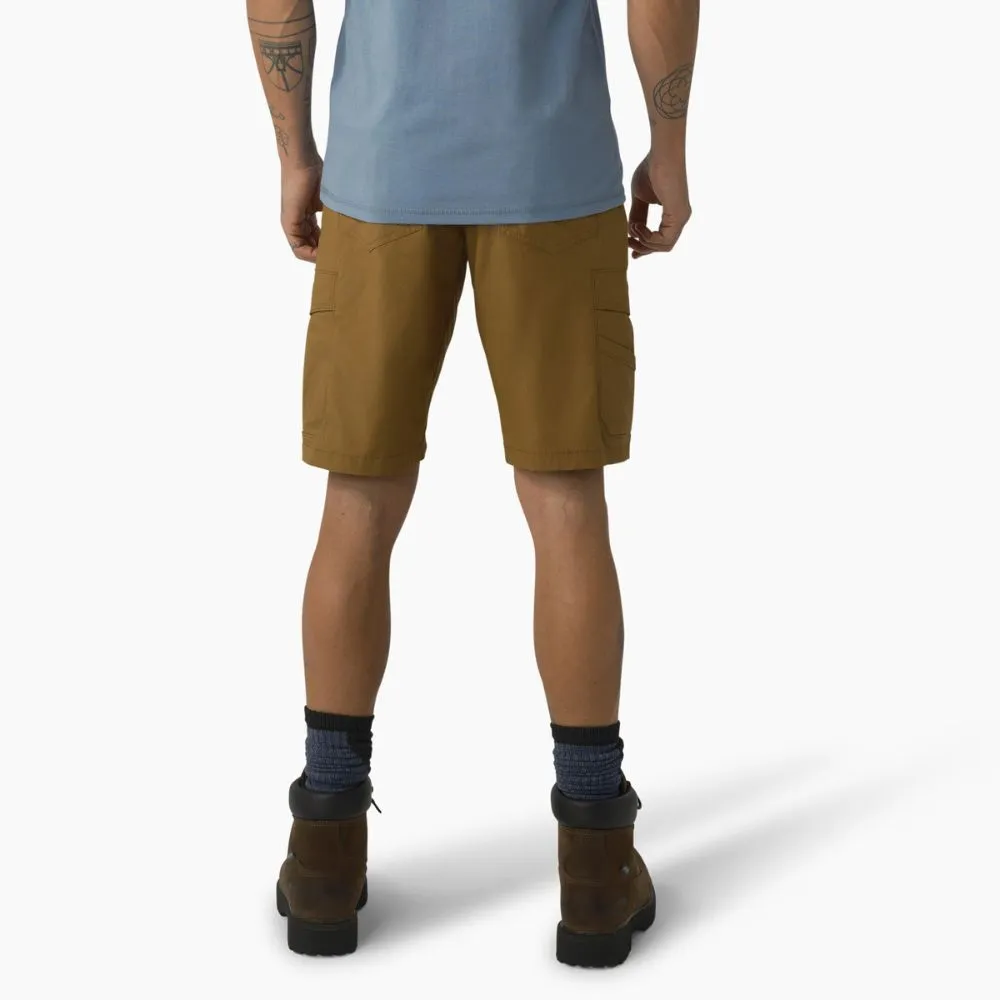 Dickies Men's 11" FLEX Cooling Performance Work Cargo Shorts SR607 - Brown Duck
