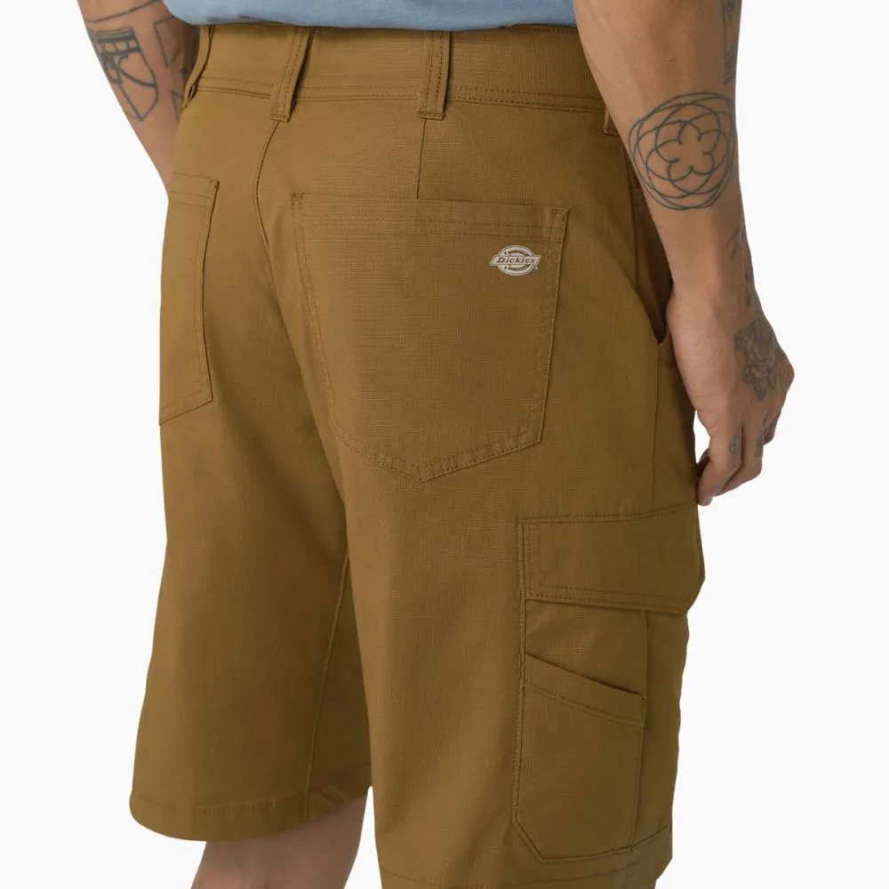 Dickies Men's 11" FLEX Cooling Performance Work Cargo Shorts SR607 - Brown Duck