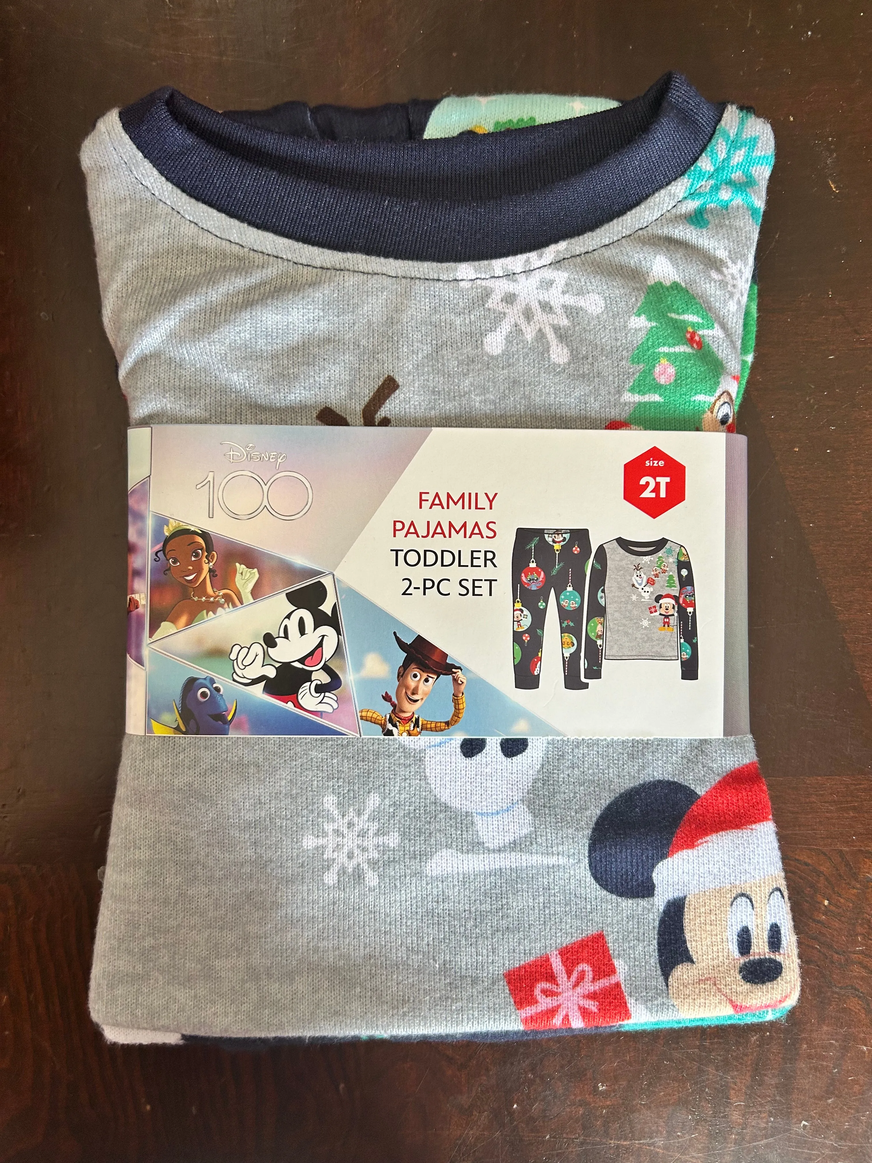 Disney’s 100th Anniversary Women's & Men's Matching Family Pajamas Set, 2-Piece