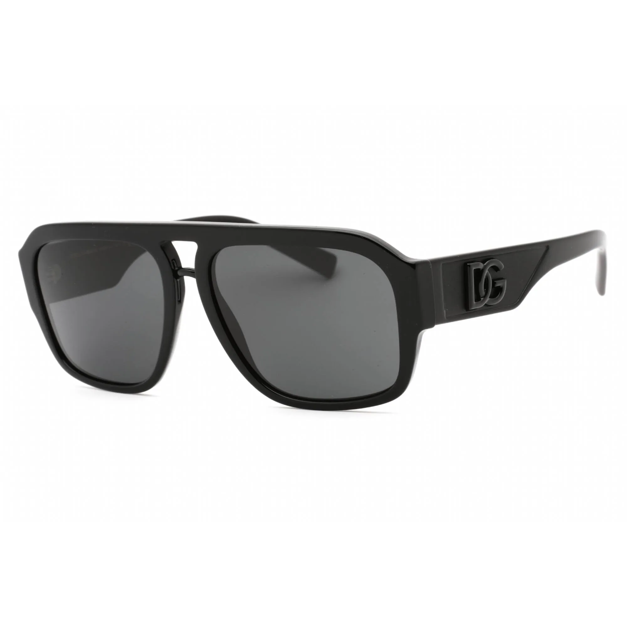 Dolce & Gabbana Men's Sunglasses - Black Frame Dark Grey Lens | 0DG4403 501/87