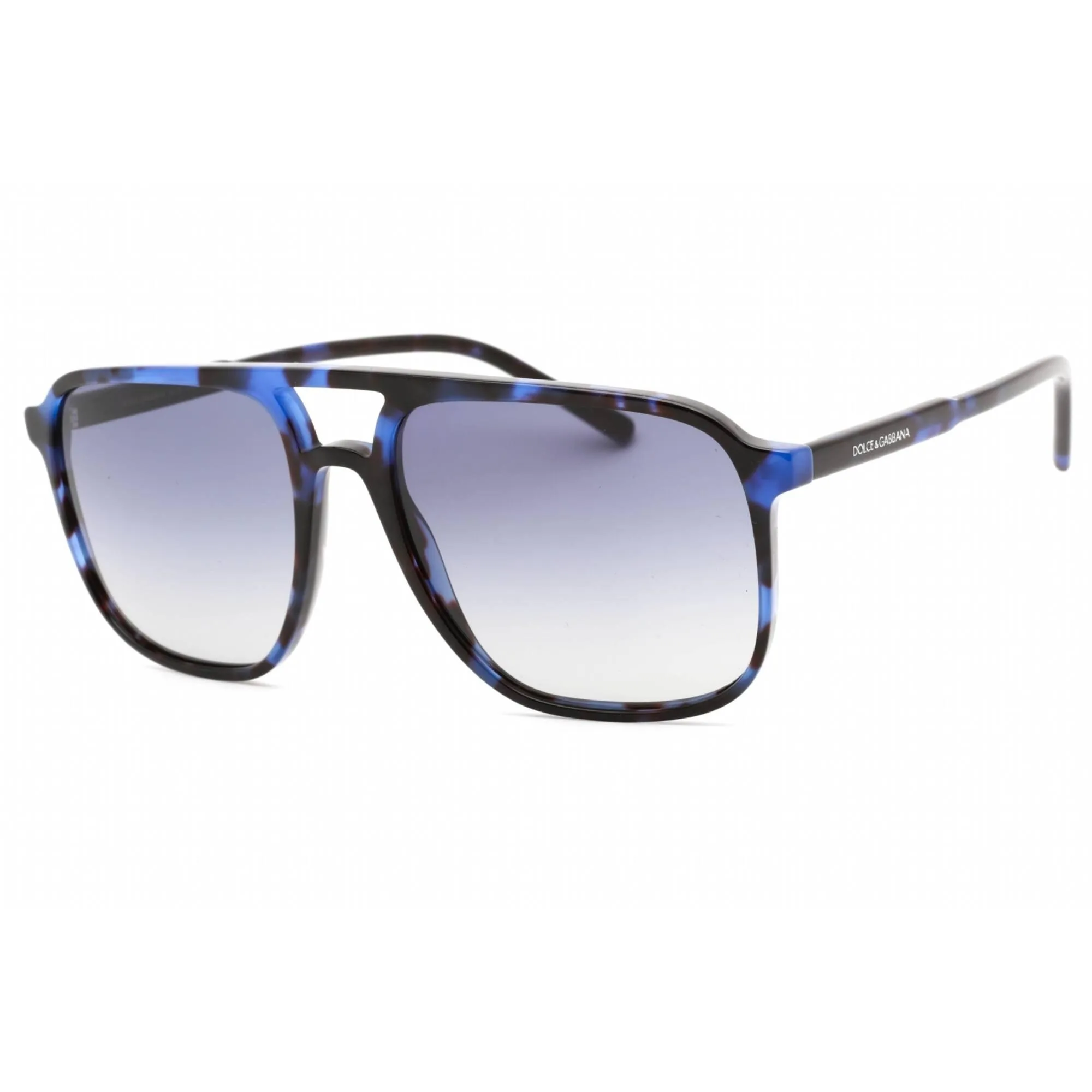 Dolce & Gabbana Men's Sunglasses - Blue Havana Plastic Square Frame | 0DG4423 33924L