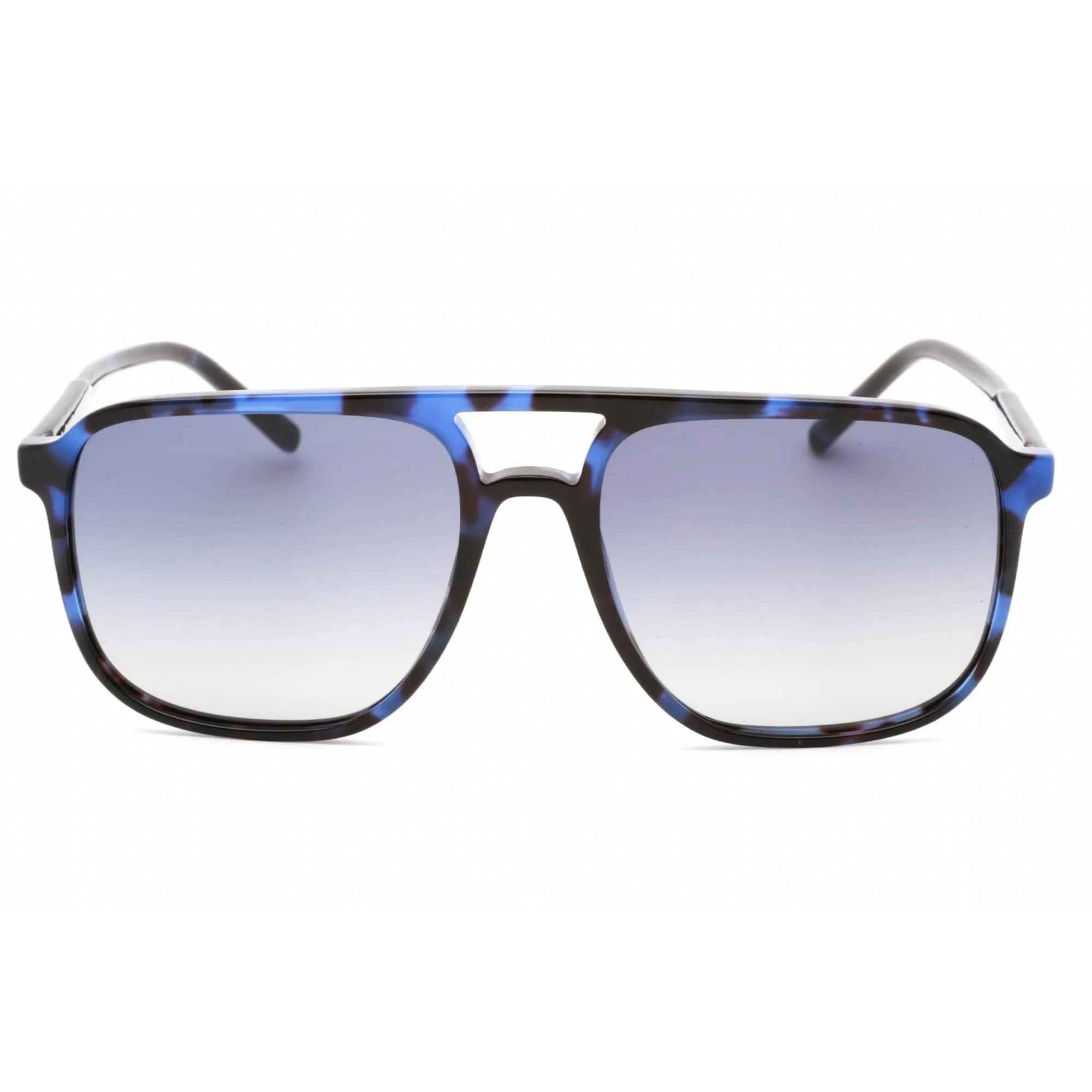 Dolce & Gabbana Men's Sunglasses - Blue Havana Plastic Square Frame | 0DG4423 33924L