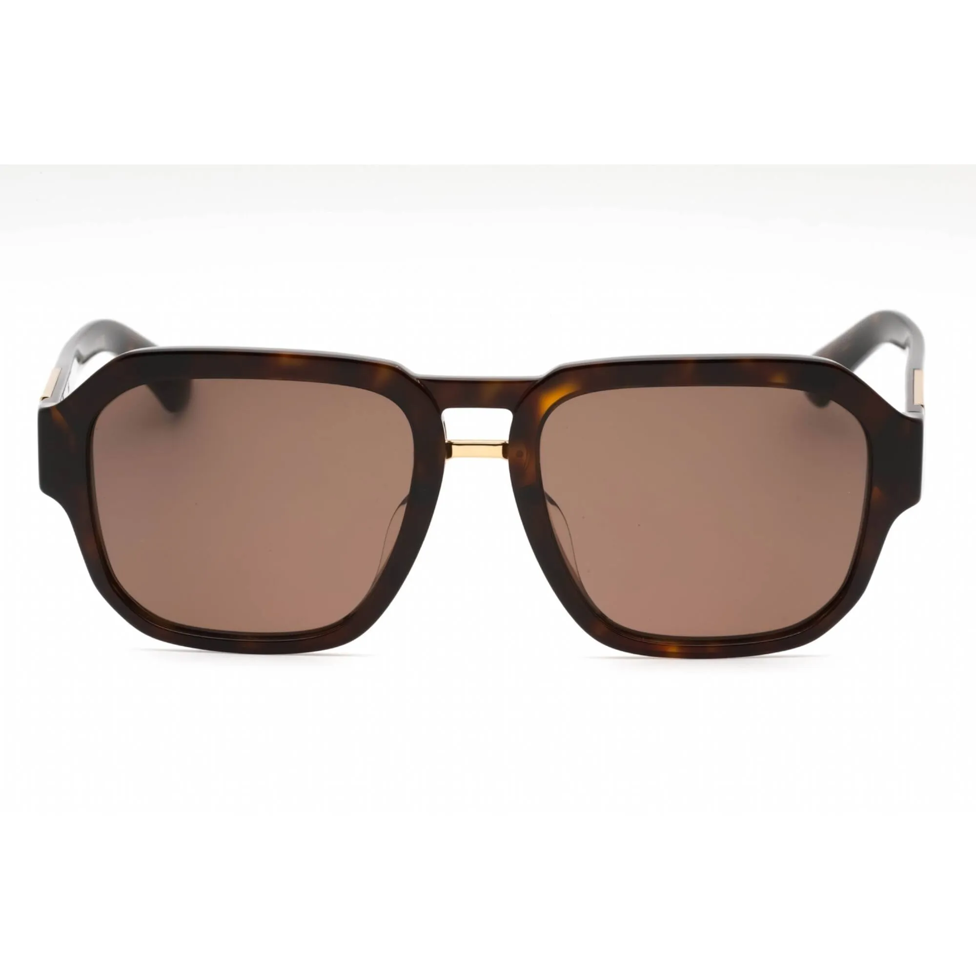Dolce & Gabbana Men's Sunglasses - Dark Havana Plastic Pilot Frame | 0DG4464F 502/73
