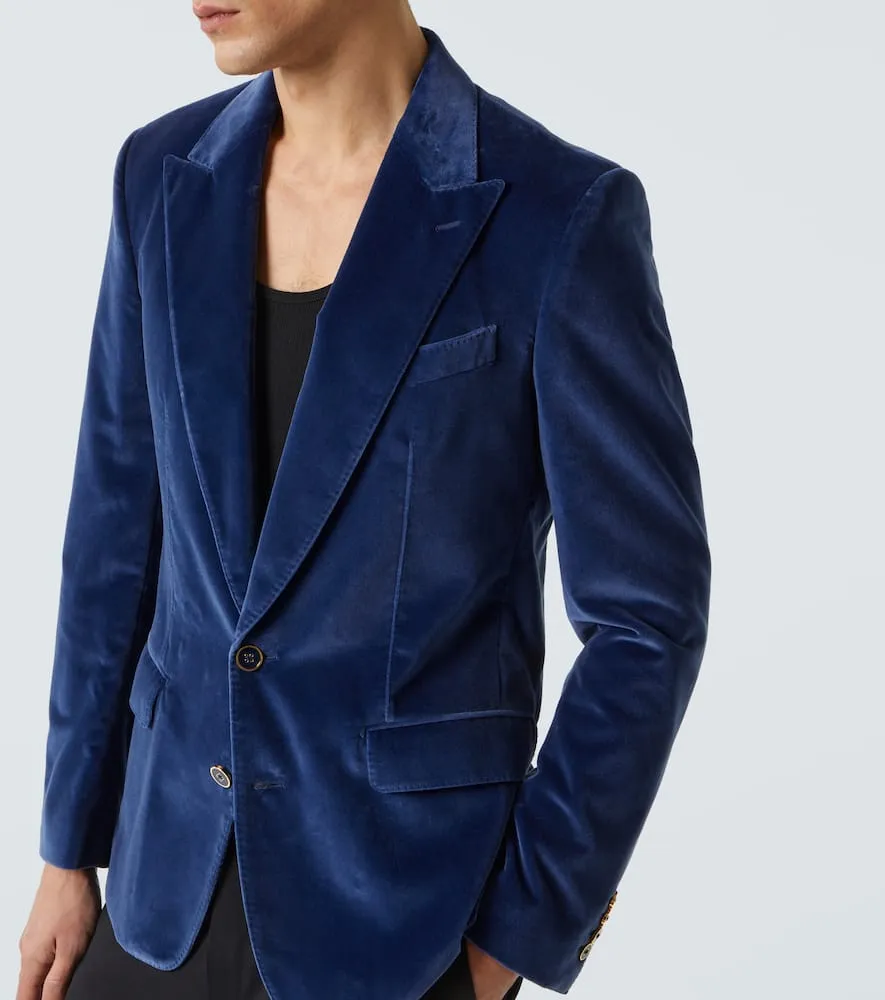 Dolce&Gabbana Cotton velvet blazer