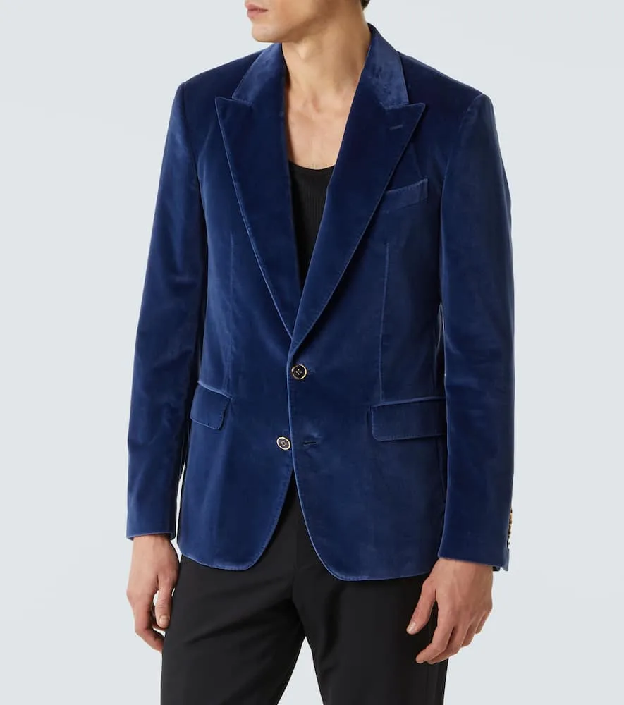 Dolce&Gabbana Cotton velvet blazer