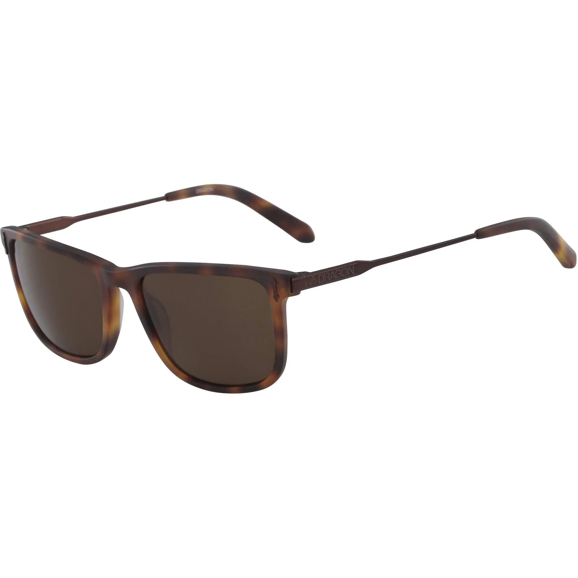 Dragon Men's Sunglasses - Matte Tortoise Plastic Square Frame | DR522S THOMAS 242