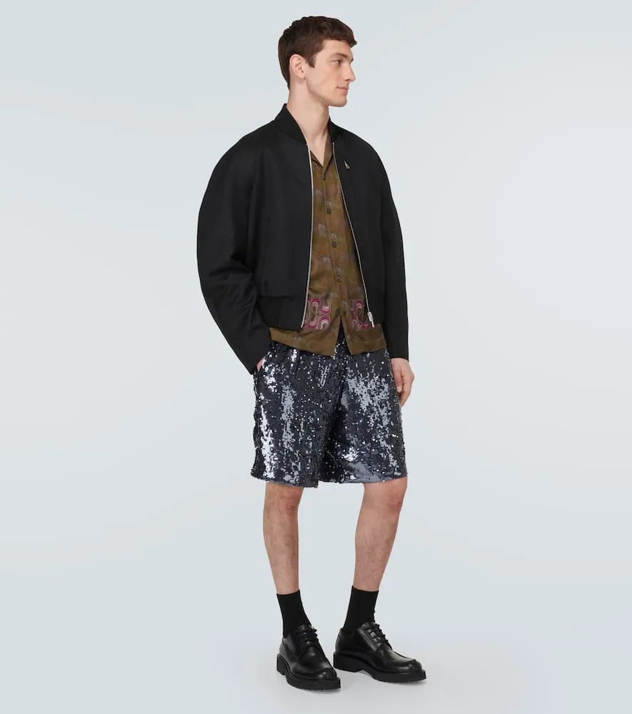 Dries Van Noten Zipped bomber jacket