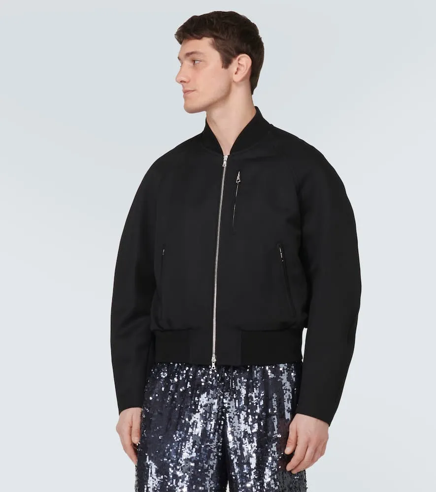 Dries Van Noten Zipped bomber jacket