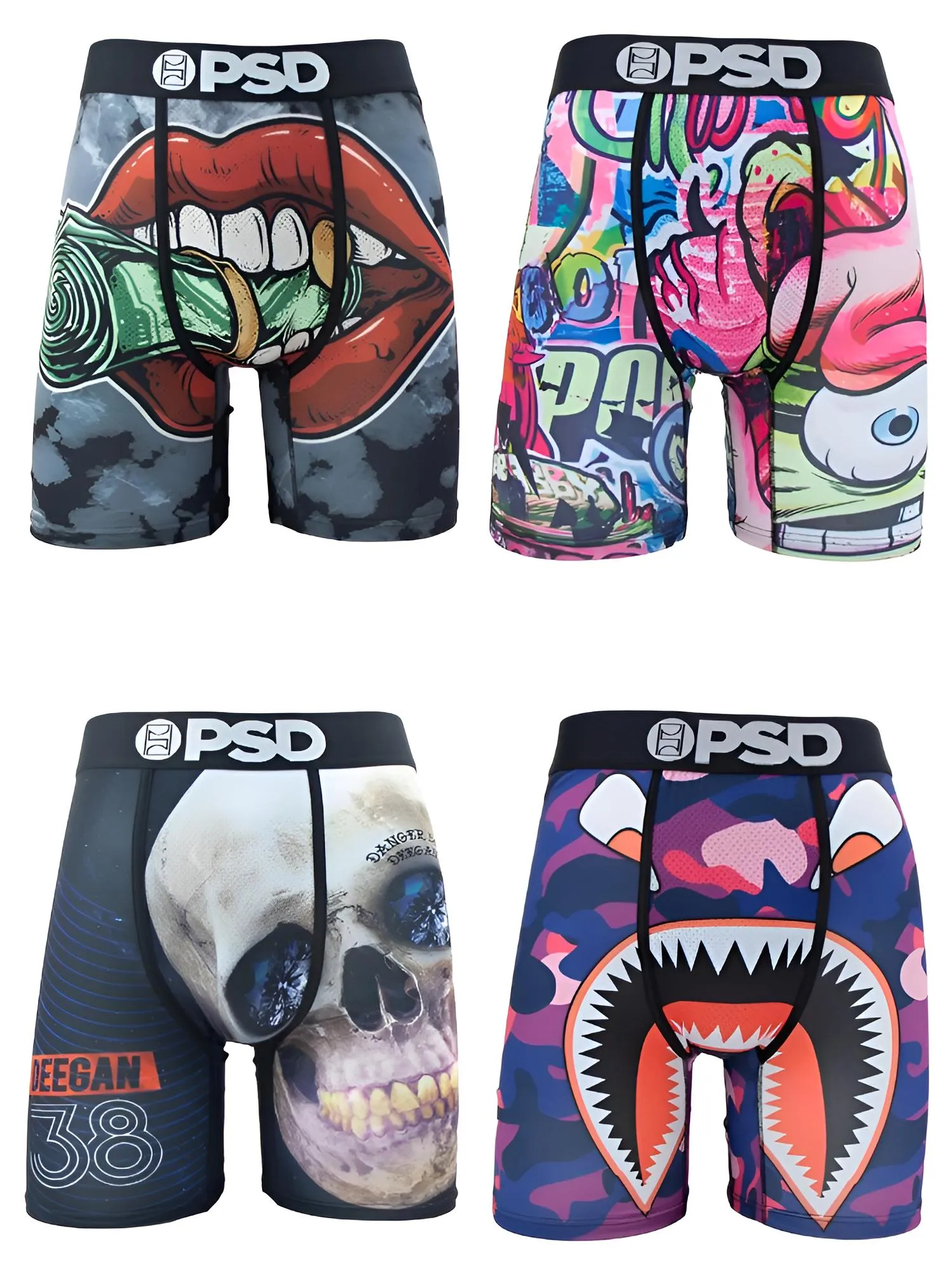 Drop I - Sexy Men's Boxers Breathable Mens Boxer Shorts Men's Underpants Boxers Briefs Trunks