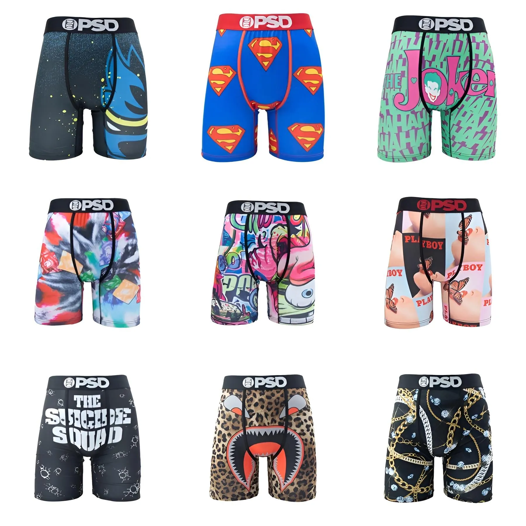 Drop I - Sexy Men's Boxers Breathable Mens Boxer Shorts Men's Underpants Boxers Briefs Trunks