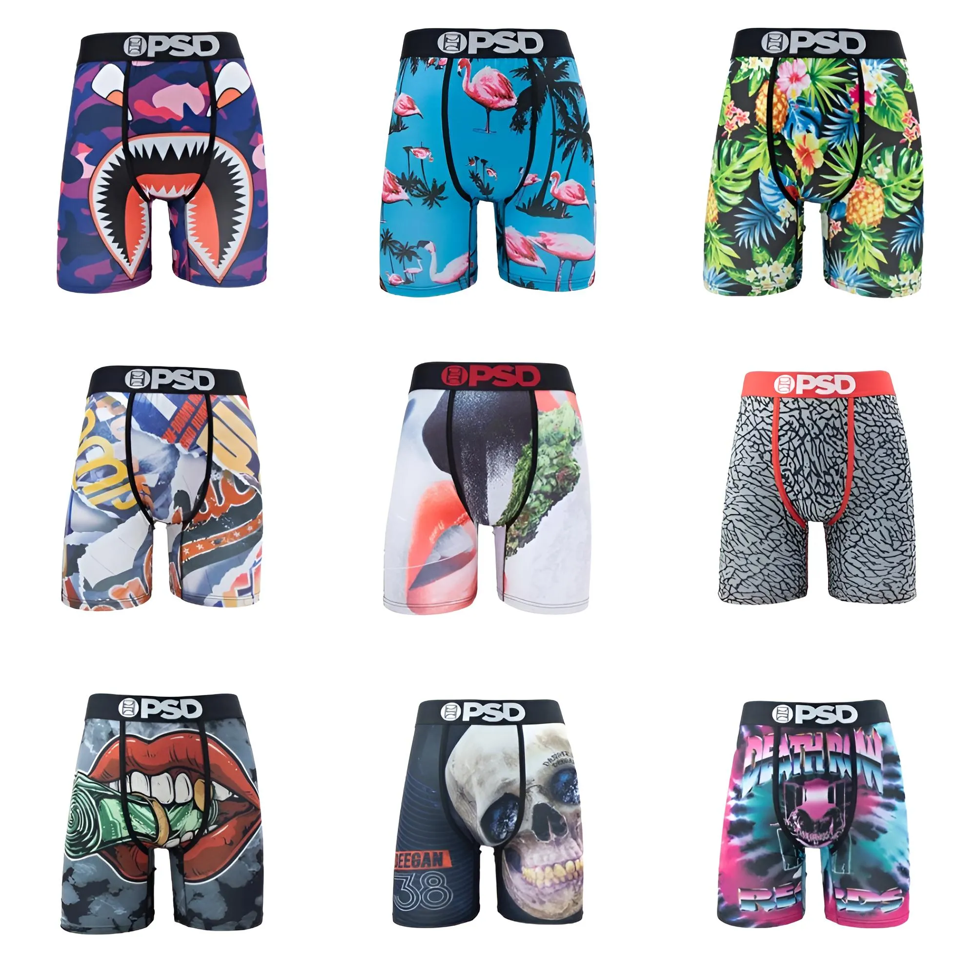 Drop I - Sexy Men's Boxers Breathable Mens Boxer Shorts Men's Underpants Boxers Briefs Trunks